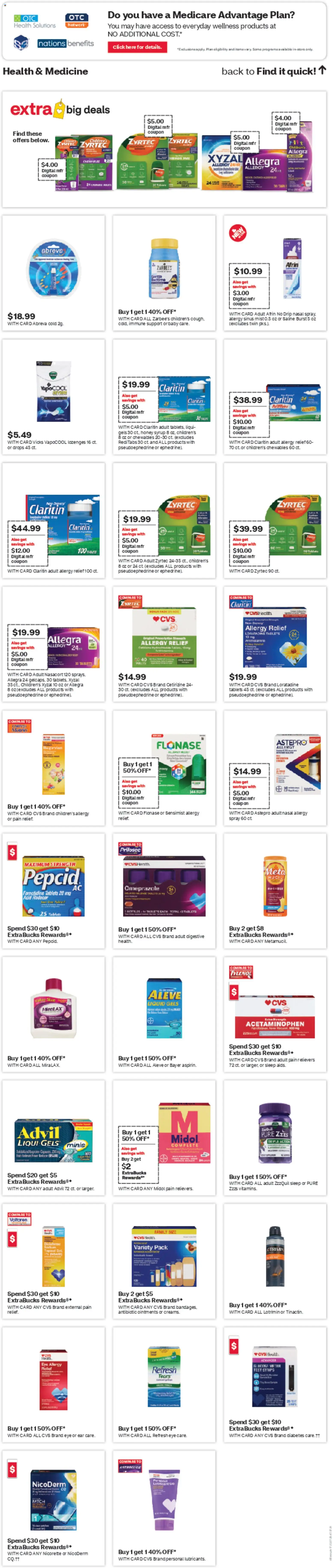 CVS Pharmacy Weekly Ad - TX - valid from 19.04.2026 | Page: 8 | Products: Tablet
