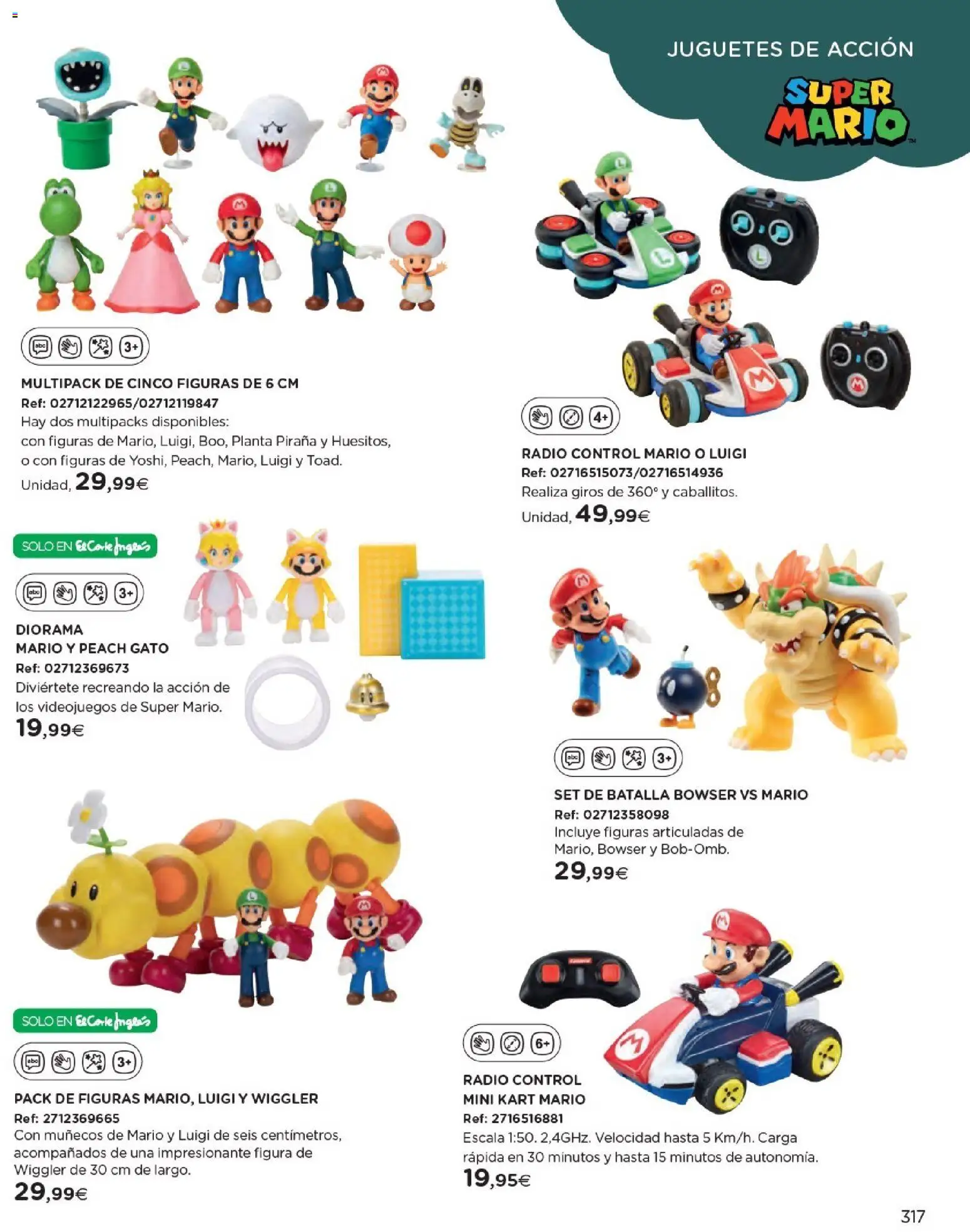 Nuevas ofertas de El Corte Inglés válidas en toda la República Mexicana desde el 27.10.2025. ¡Encuentra las mejores ofertas en El Corte Inglés catálogo Juguetes! | Página: 317 | Productos: Planta, Radio