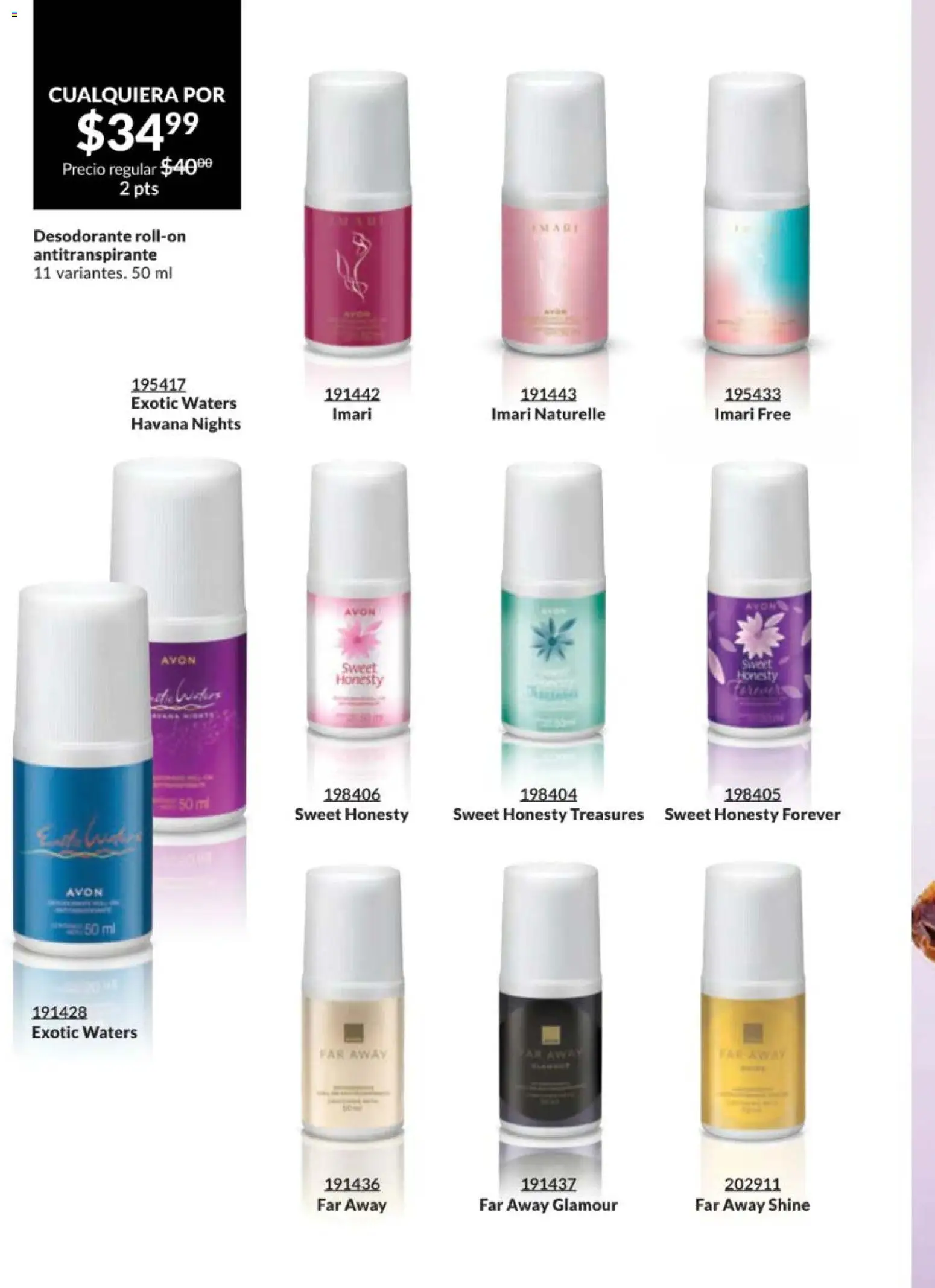 Nuevas ofertas de AVON válidas en toda la República Mexicana desde el 10.01.2026. ¡Encuentra las mejores ofertas en AVON campaña 2 2026! | Página: 60 | Productos: Desodorante, Antitranspirante