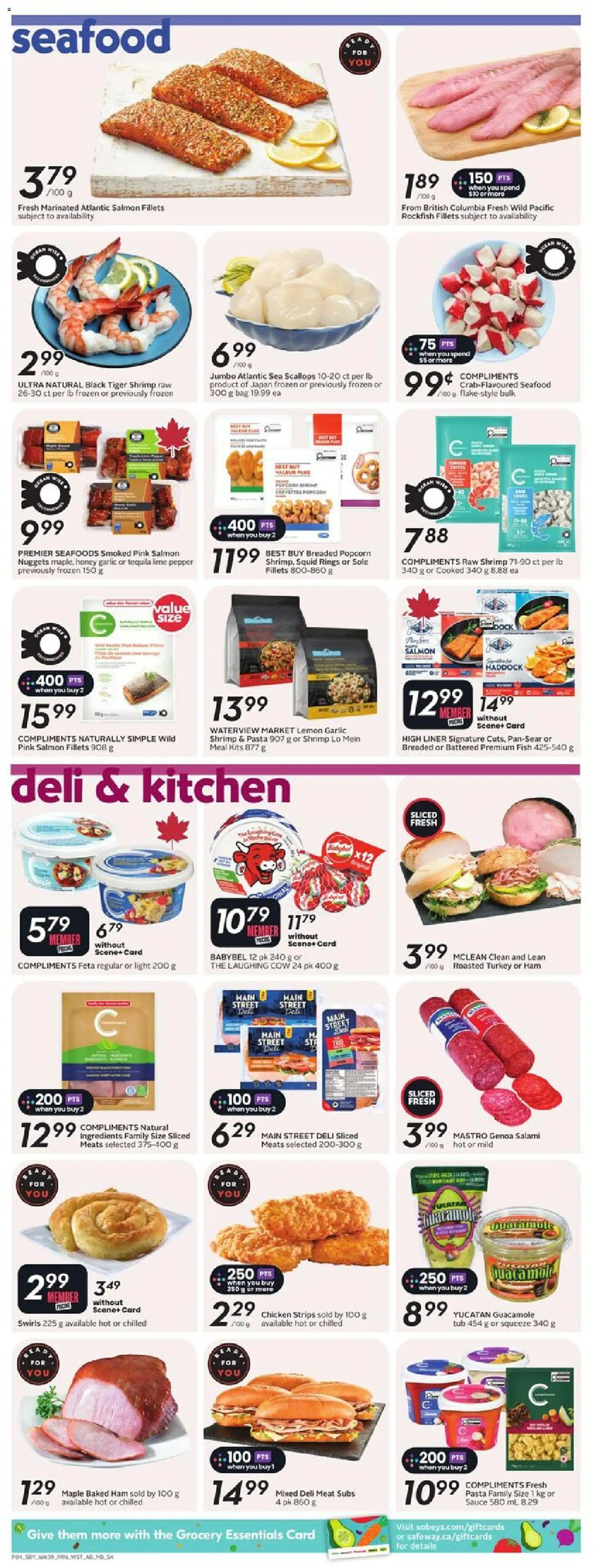 Safeway flyer valid from 22.01.2026 | Page: 7 | Products: Turkey, Bag, Salami, Ham