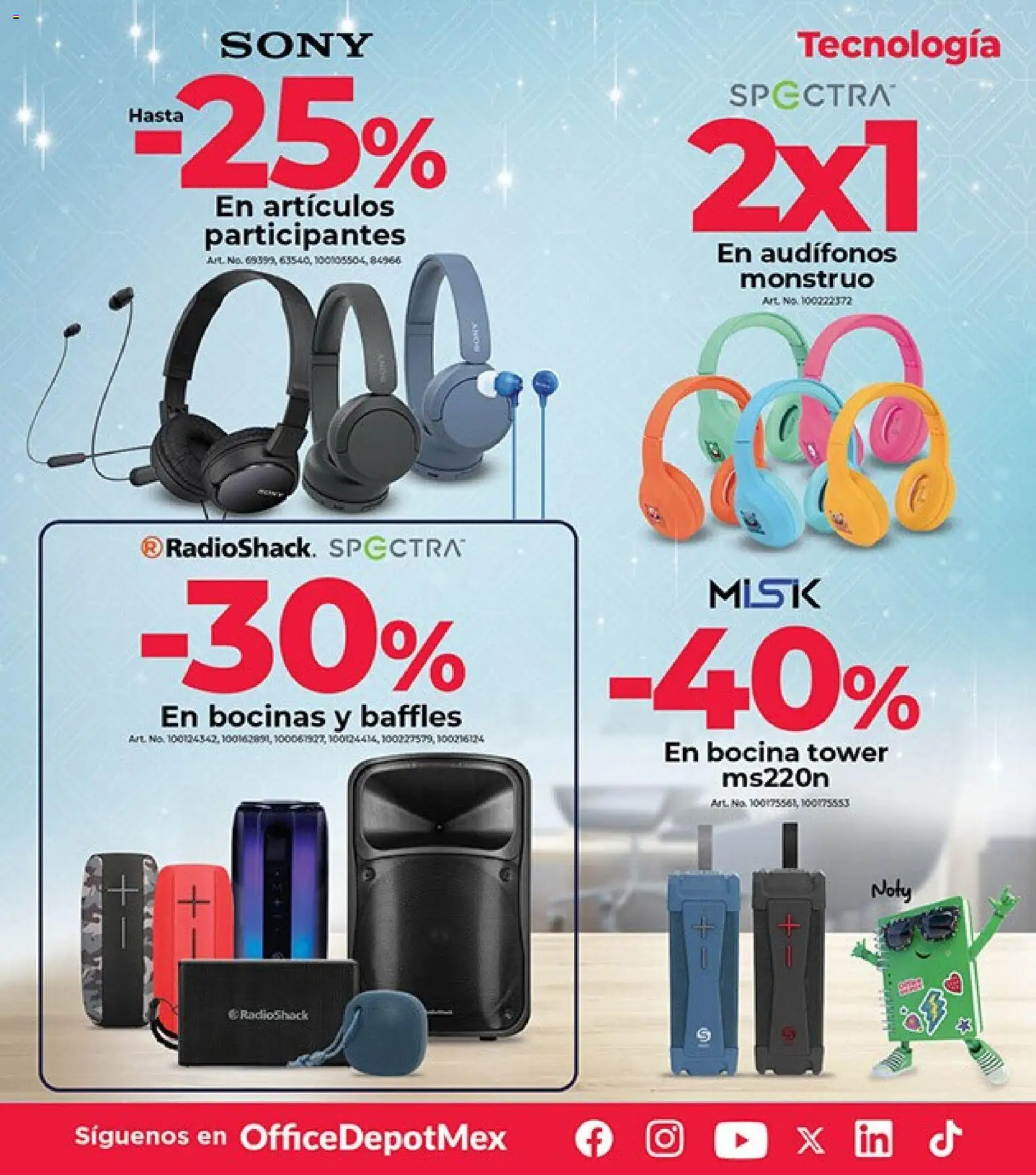 Nuevas ofertas de Office Depot válidas en toda la República Mexicana desde el 01.12.2025. ¡Encuentra las mejores ofertas en Office Depot catálogo! | Página: 5