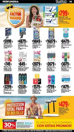 Vista previa Yaguar catálogo válido desde el 26.01.2026 | Página: 14 | Productos: Body, Maquina de afeitar, Polvo, Jabón