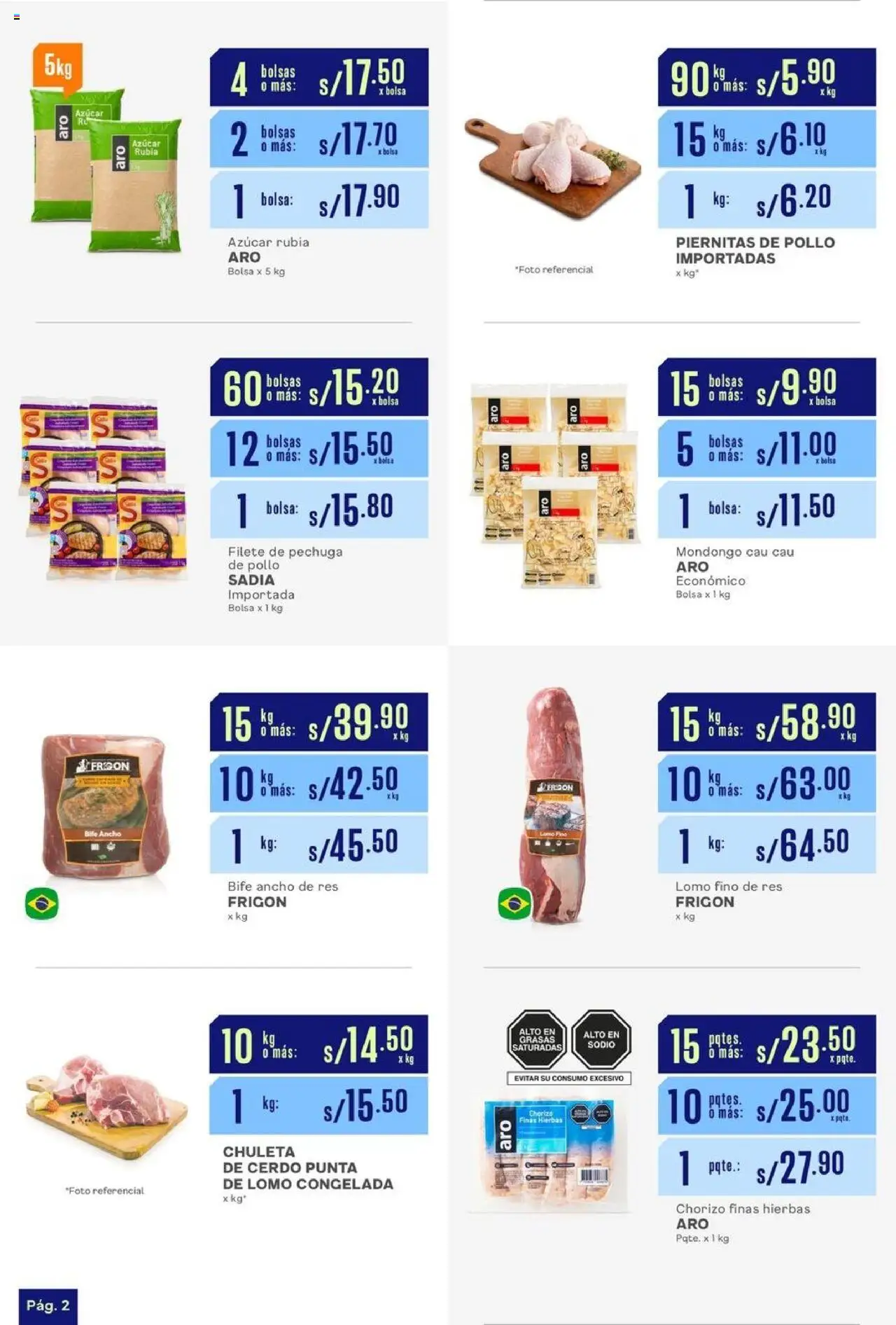Catálogo Makro válido desde 11.09.2025 | Página: 2 | Productos: Cerdo, Bolsa