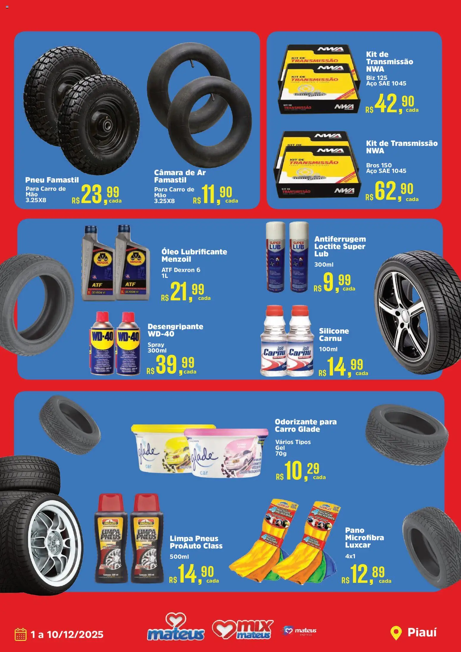 Mateus Folheto - válido de 01.12.2025 | Página: 2 | Produtos: Pneu, Óleo, Pneus