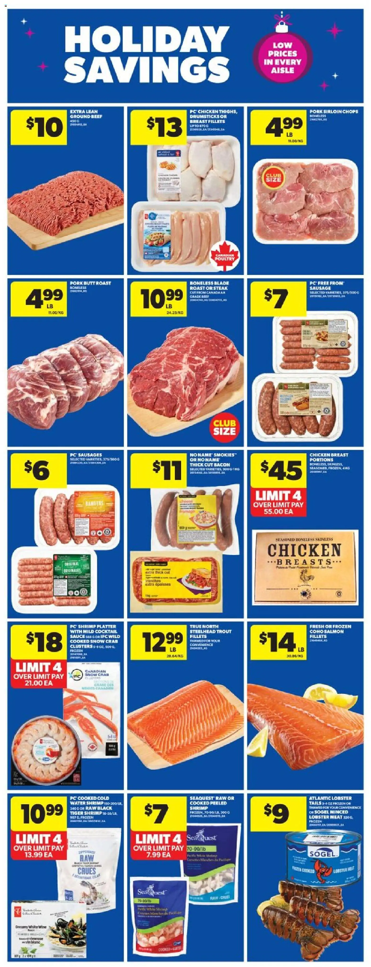 Real Canadian Superstore flyer valid from 13.11.2025 | Page: 14 | Products: Beef, PC, Wine, Chicken