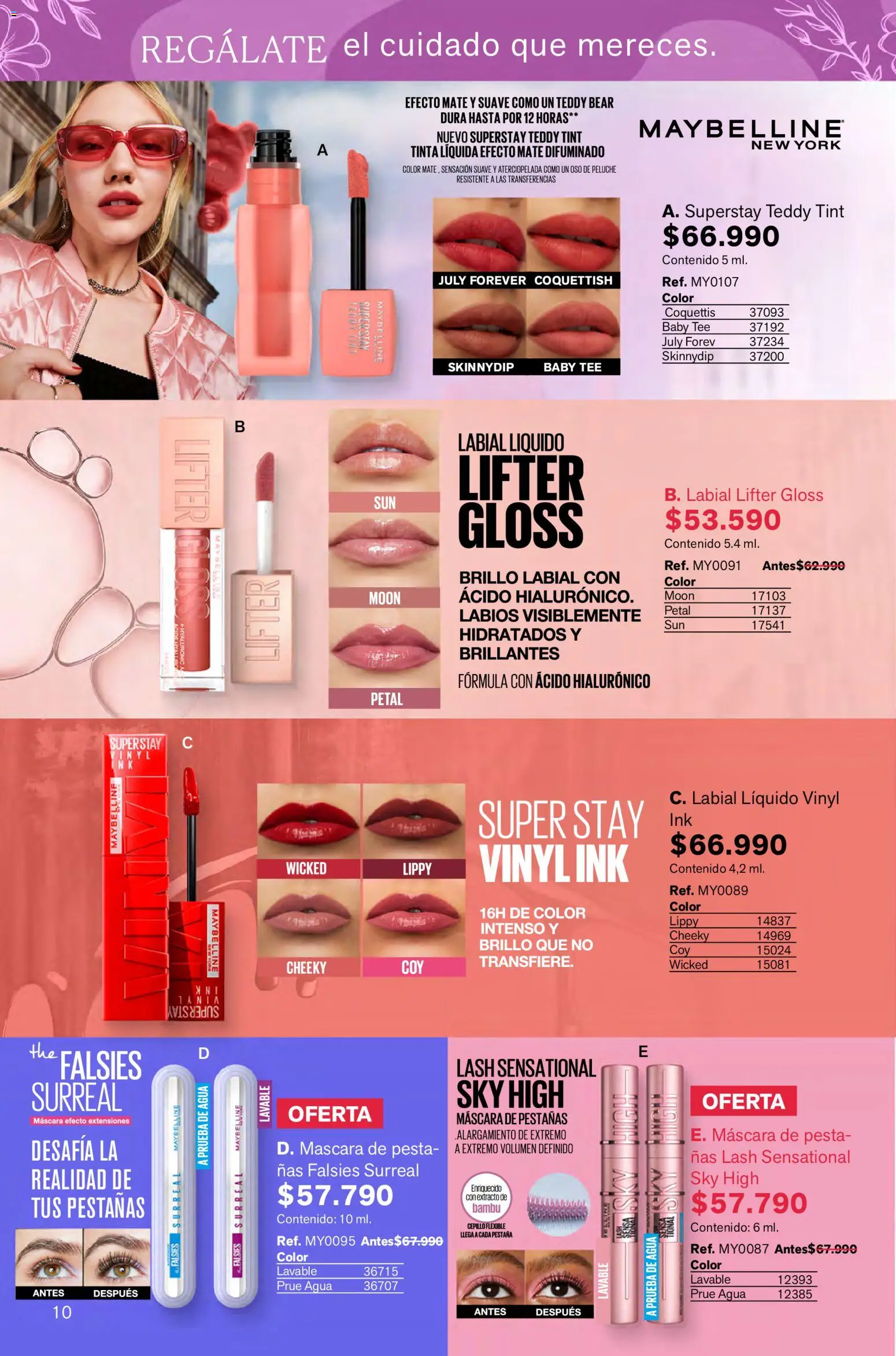 Leonisa revista - valida desde el 05.02.2026 | Página: 10 | Productos: Agua, Brillo, Cepillo, Máscara