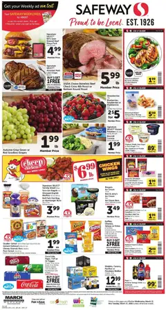 Preview of Safeway weekly ads valid from 25.03.2026