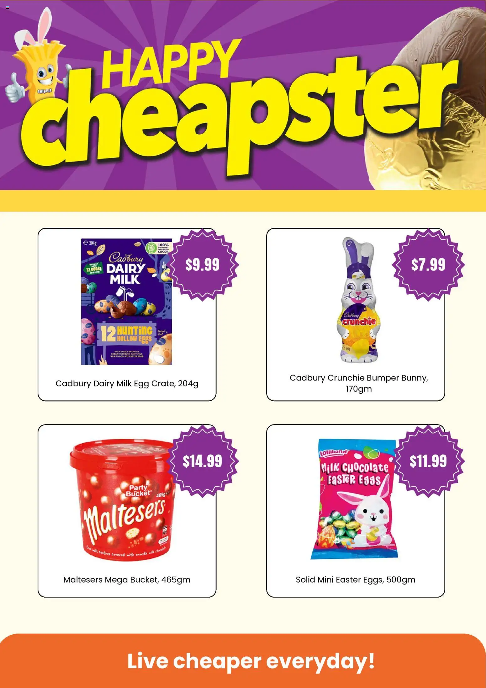 Cheap as Chips catalogue - valid from 05.03.2026 | Page: 2 | Products: Bucket, Milk, Eggs, Chocolate
