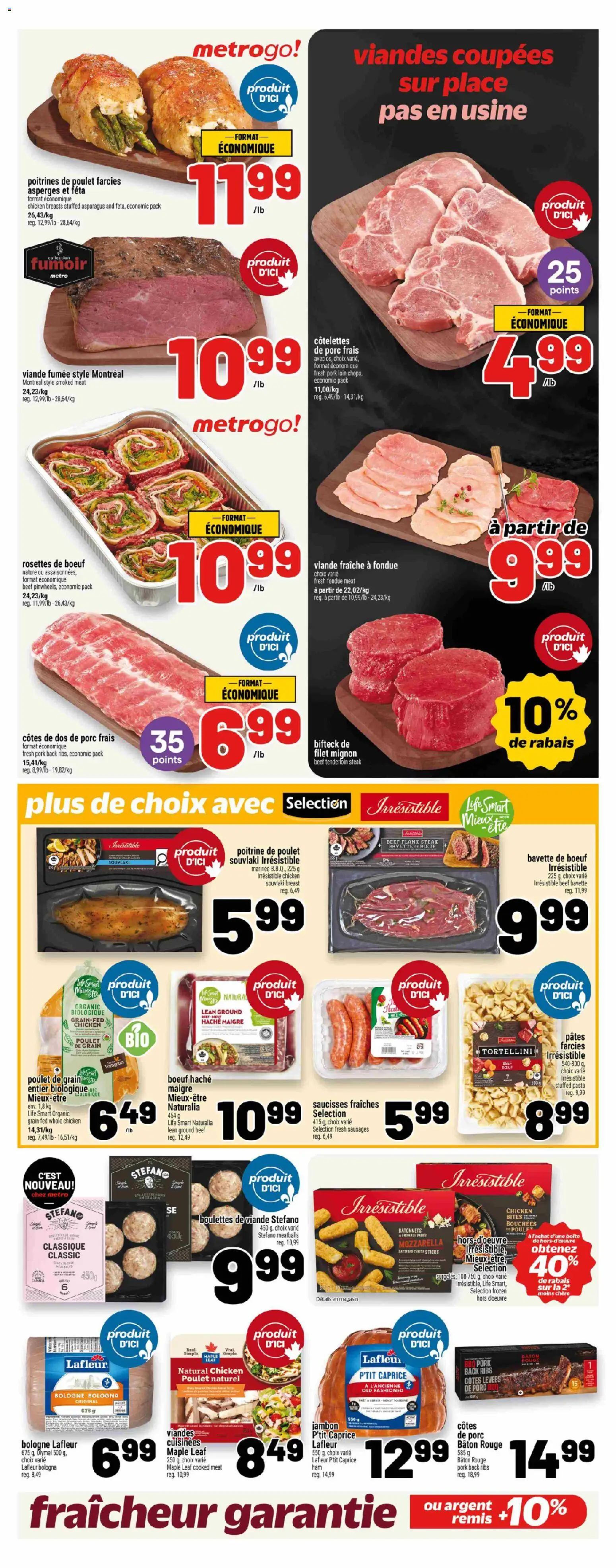 Metro flyer valid from 23.10.2025 | Page: 9 | Products: Beef, Chicken breasts, Cheese, Pork