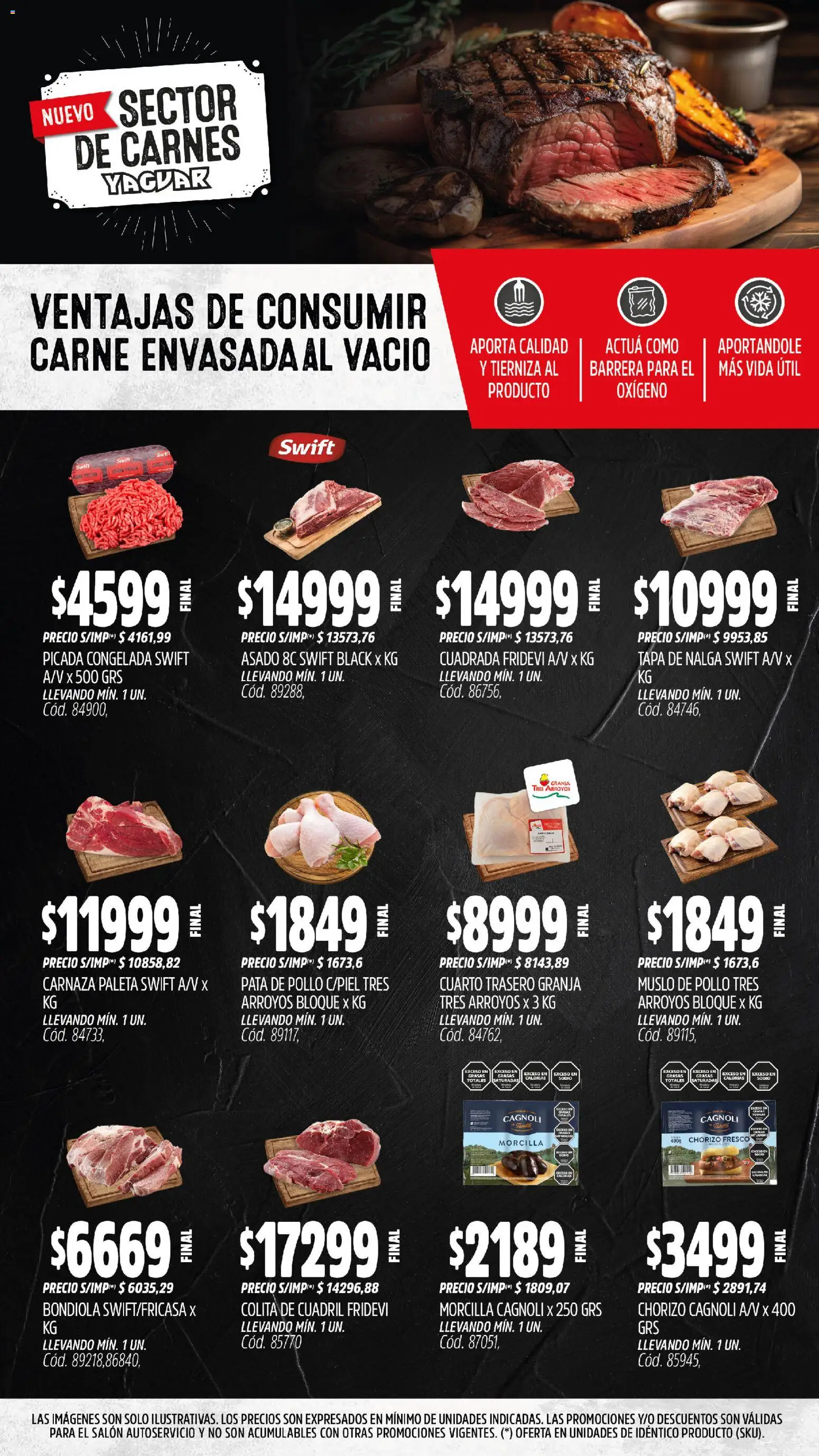 Yaguar - General Roca │ válido desde el 17.11.2025 | Página: 4 | Productos: Pollo, Paleta, Chorizo, Morcilla