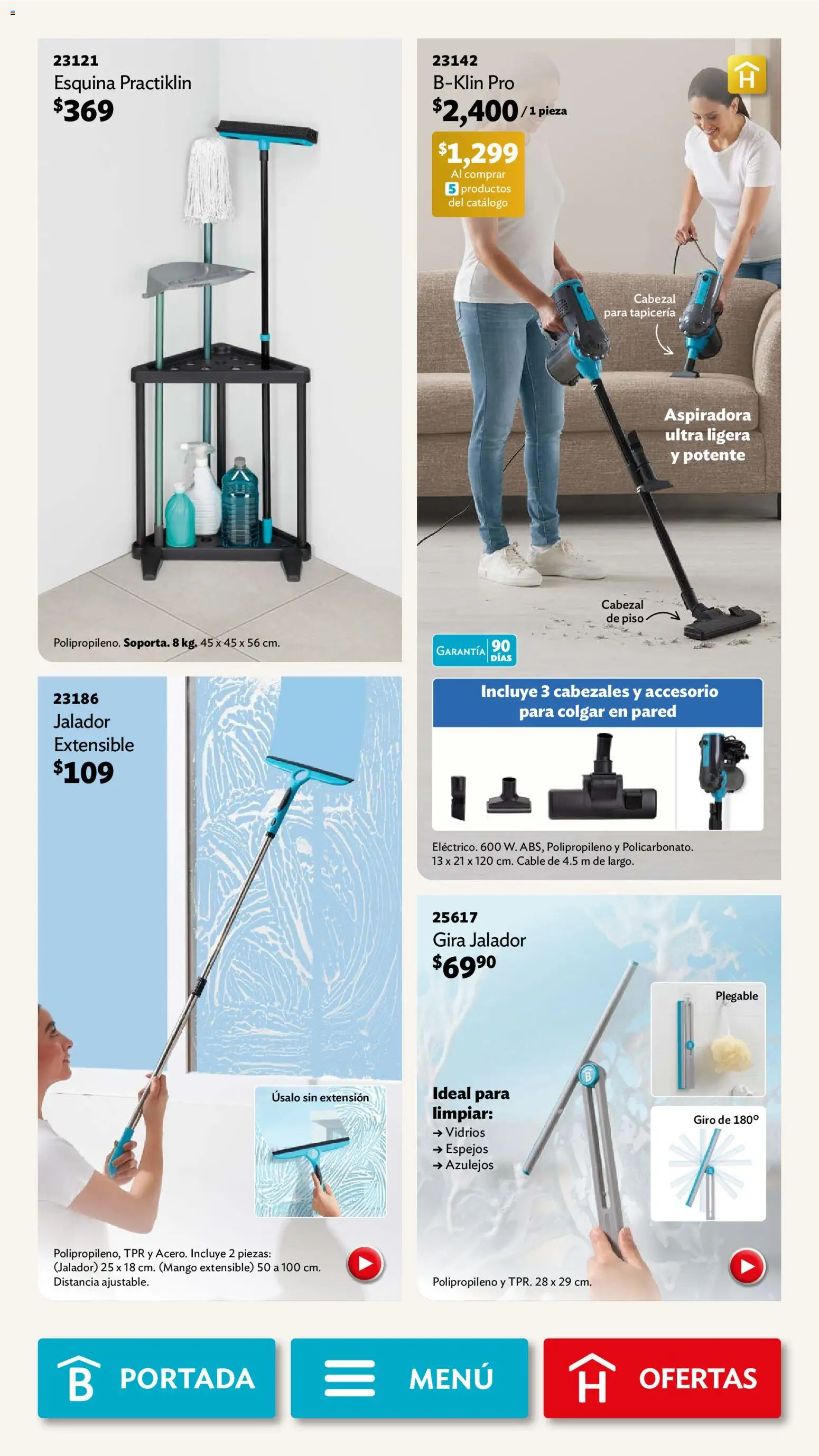 Nuevas ofertas de Betterware válidas en toda la República Mexicana desde el 02.02.2026. ¡Encuentra las mejores ofertas en Betterware campaña 2 2026! | Página: 106 | Productos: Extensión, Mango, Cable, Aspiradora