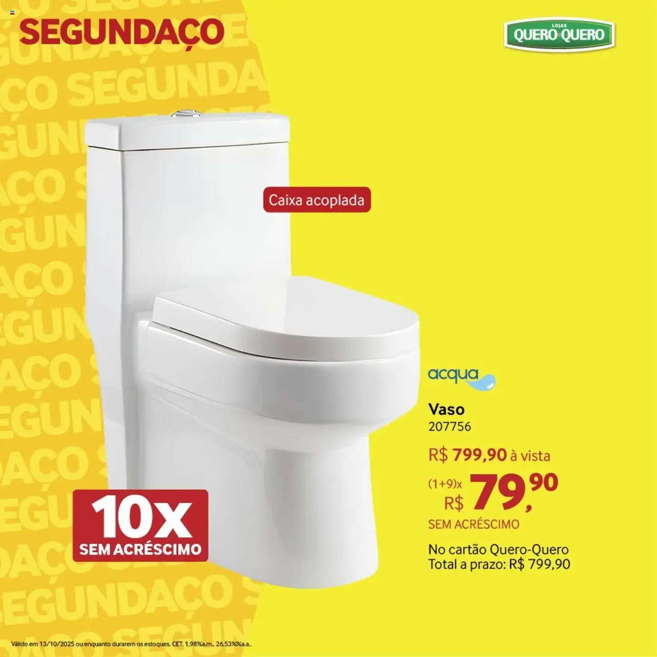 Lojas Quero-Quero Folheto - válido de 13.10.2025 | Página: 10 | Produtos: Caixa, Vaso