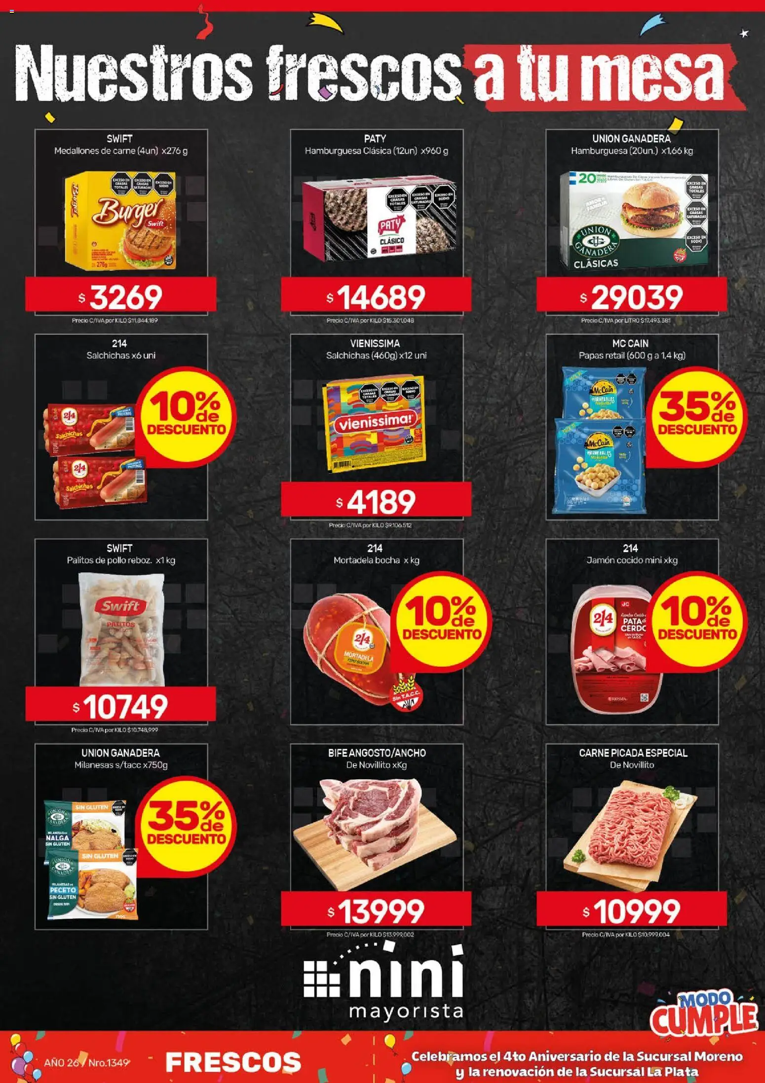 NINI Mayorista Ofertas │ válido desde el 02.03.2026 | Página: 31 | Productos: Mesa, Pollo, Jamón, Cerdo