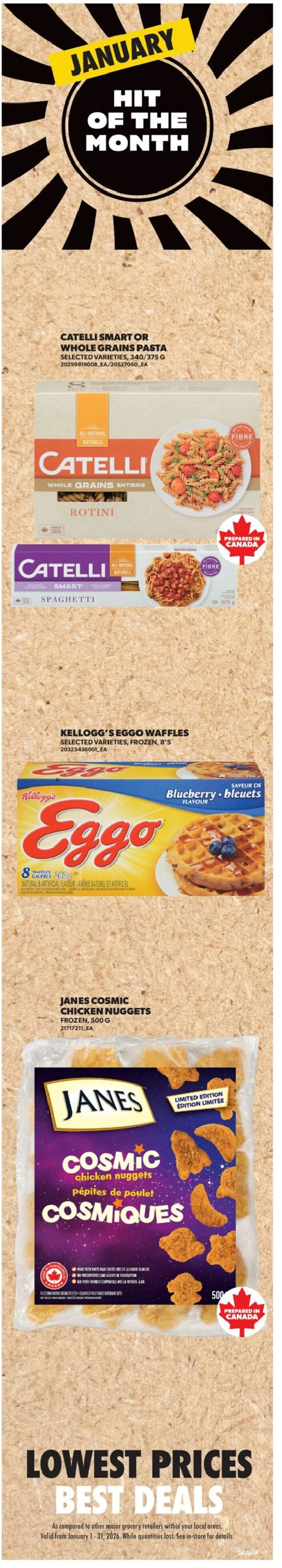 Real Canadian Superstore flyer valid from 15.01.2026 | Page: 6 | Products: Pasta, Chicken