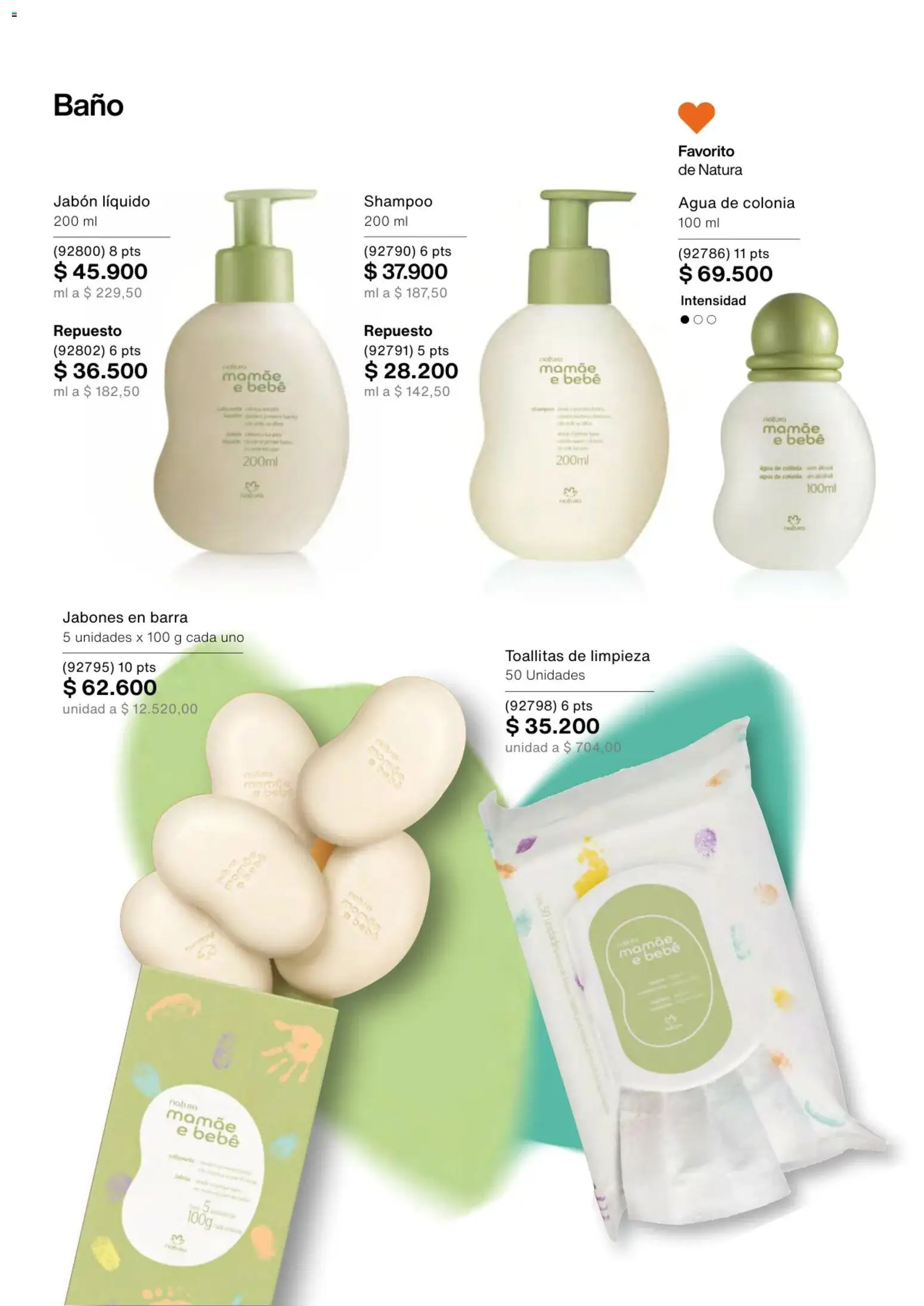Natura revista - valida desde el 01.02.2026 | Página: 163 | Productos: Agua, Jabón líquido, Shampoo, Baño