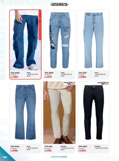 Vista previa de Andrea catálogo Outlet, nuevo folleto de la tienda, válido en México a partir del 21.12.2025 | Página: 190 | Productos: Ropa