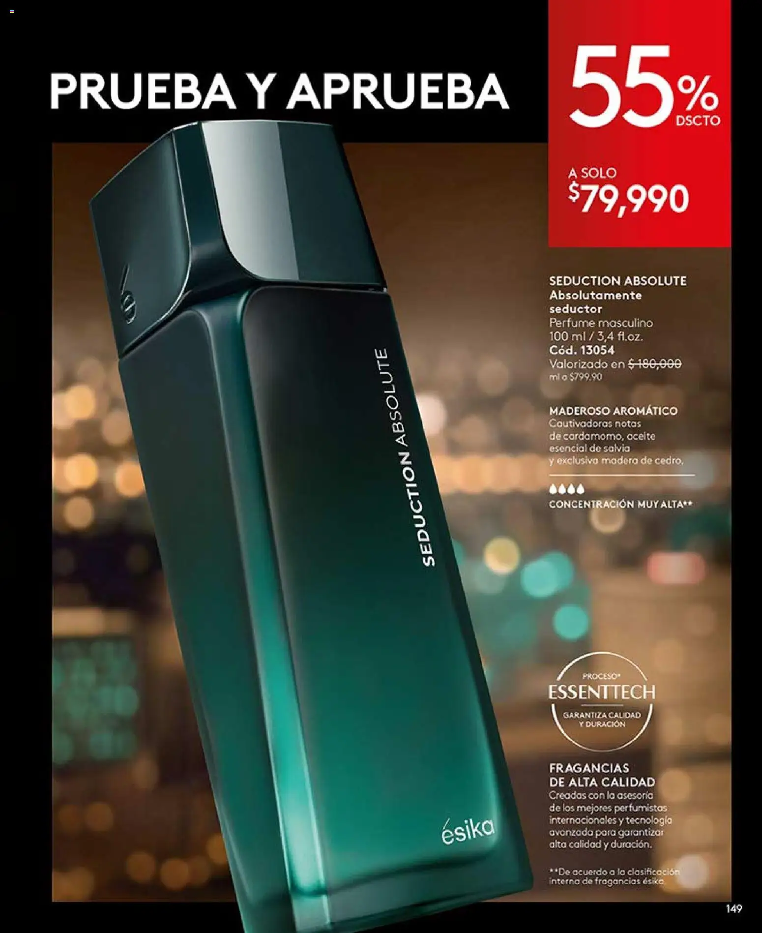 Ésika revista - valida desde el 13.03.2026 | Página: 149 | Productos: Perfume, Aceite