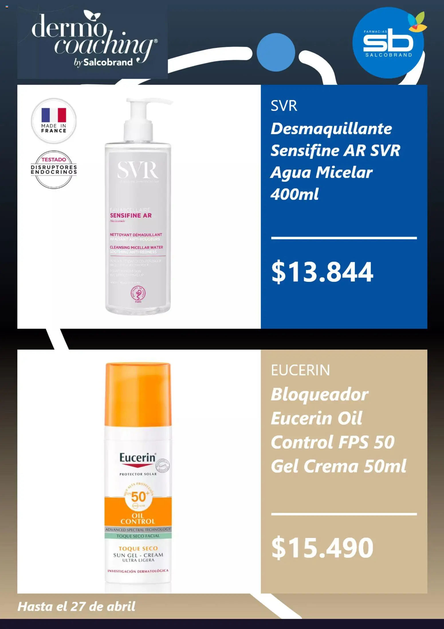 Salcobrand ofertas  │ válido desde el 08.04.2026 | Página: 2 | Productos: Desmaquillante, Agua, Protector solar, Crema