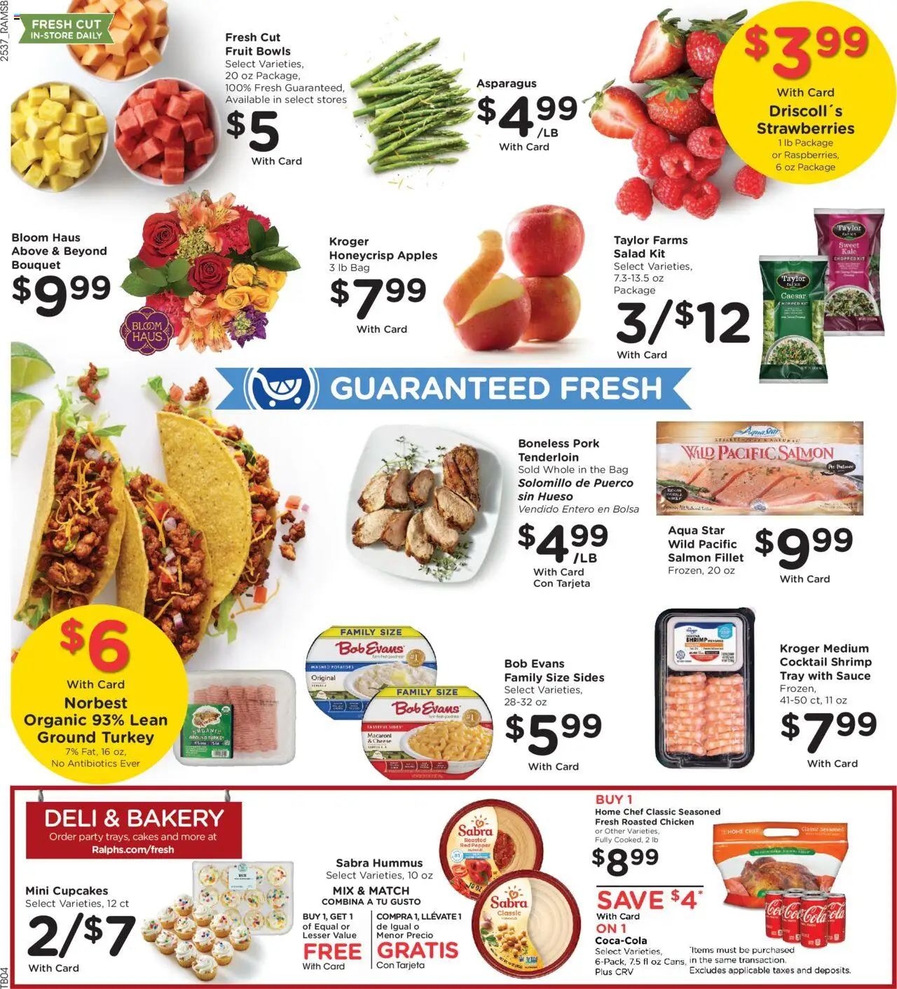 Ralphs Weekly Ad - valid from 15.10.2025 | Page: 13 | Products: Strawberries, Potatoes, Pepper, Bag