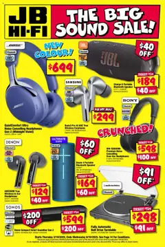 Preview of JB Hi-Fi The Big Sound Sale - valid from 02.10.2025