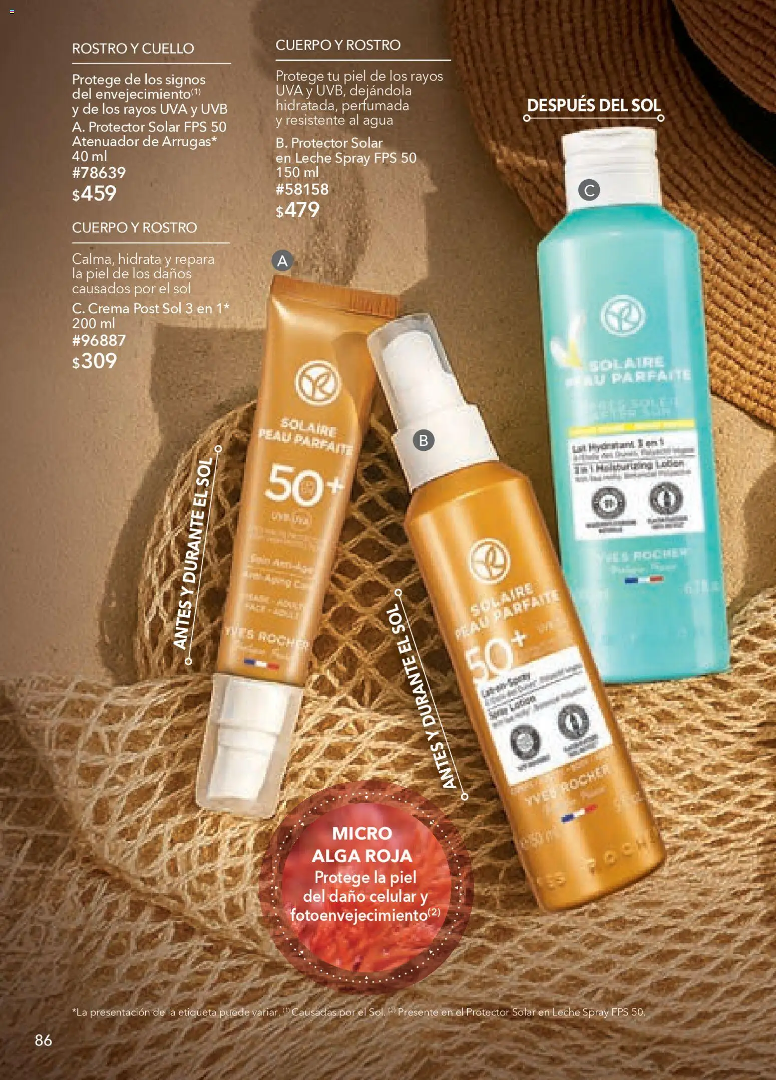 Nuevas ofertas de Yves Rocher válidas en toda la República Mexicana desde el 20.01.2026. ¡Encuentra las mejores ofertas en Yves Rocher campaña 2 2026! | Página: 91 | Productos: Crema, Agua, Atenuador, Protector solar