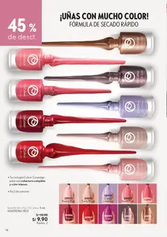 Vista previa de folleto Oriflame - Campaña 2 de la Oriflame válido desde 24.01.2026 | Página: 16 | Productos: Esmalte de uñas
