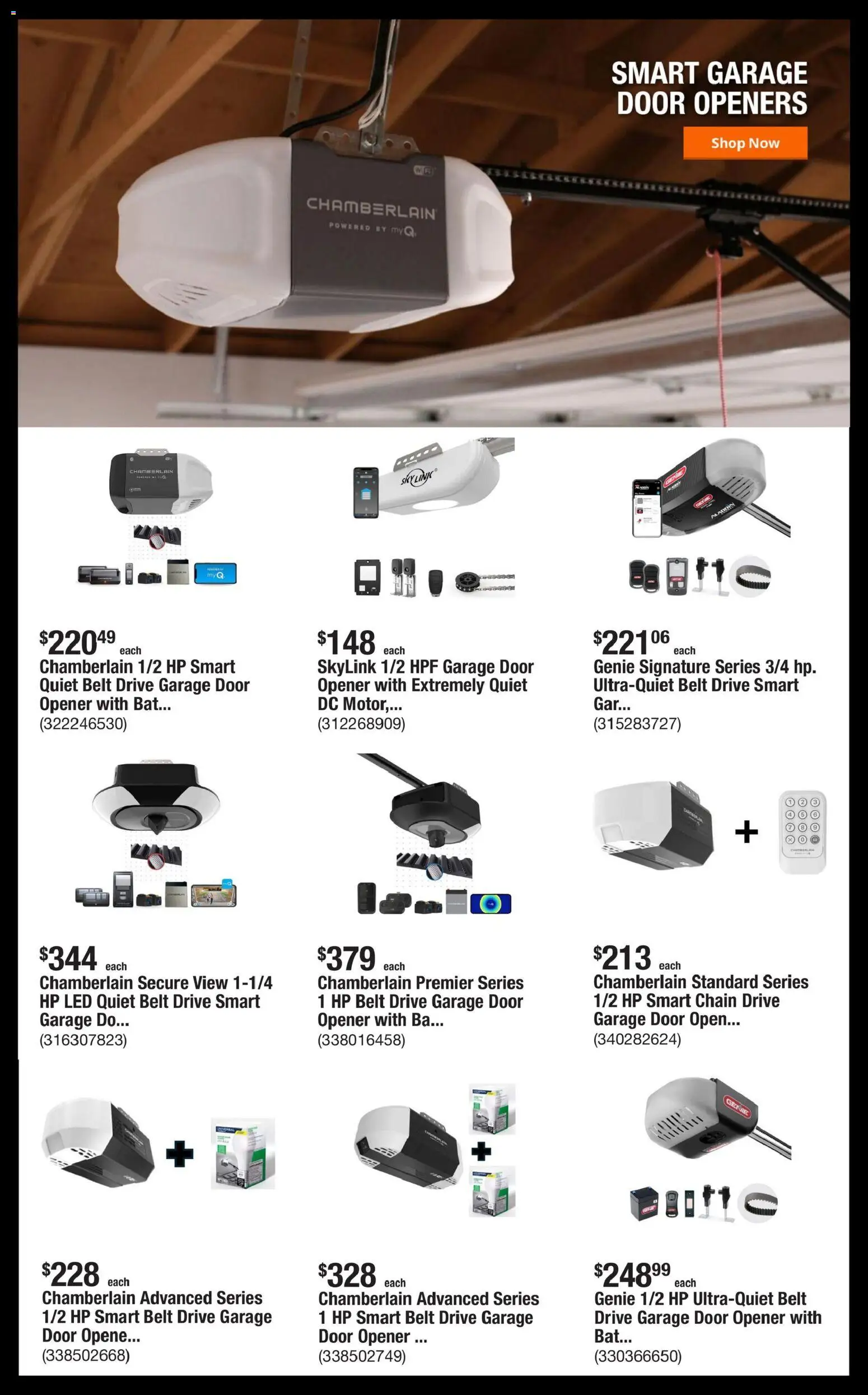 Home Depot Shop Pro Ad - CA - valid from 16.02.2026 | Page: 3 | Products: Opener, Belt