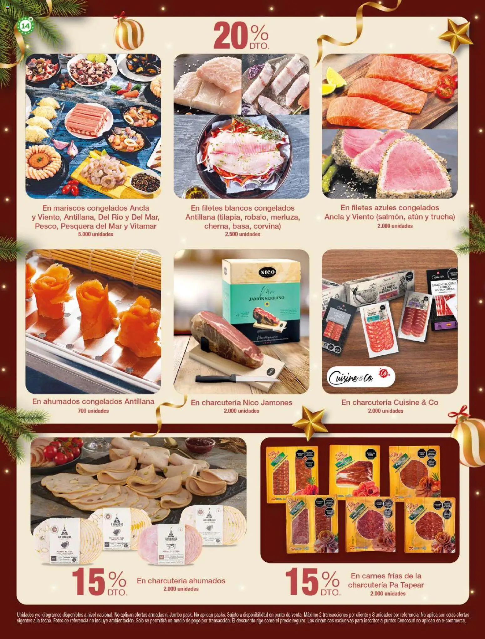 Jumbo revista - valida desde el 04.12.2025 | Página: 14 | Productos: Atún, Jamón serrano, Sobre, Jamón