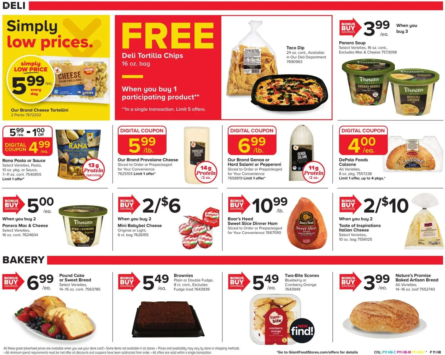 Giant Weekly Ad - valid from 20.03.2026 | Page: 14 | Products: Cheese, Bread, Pasta, Sauce