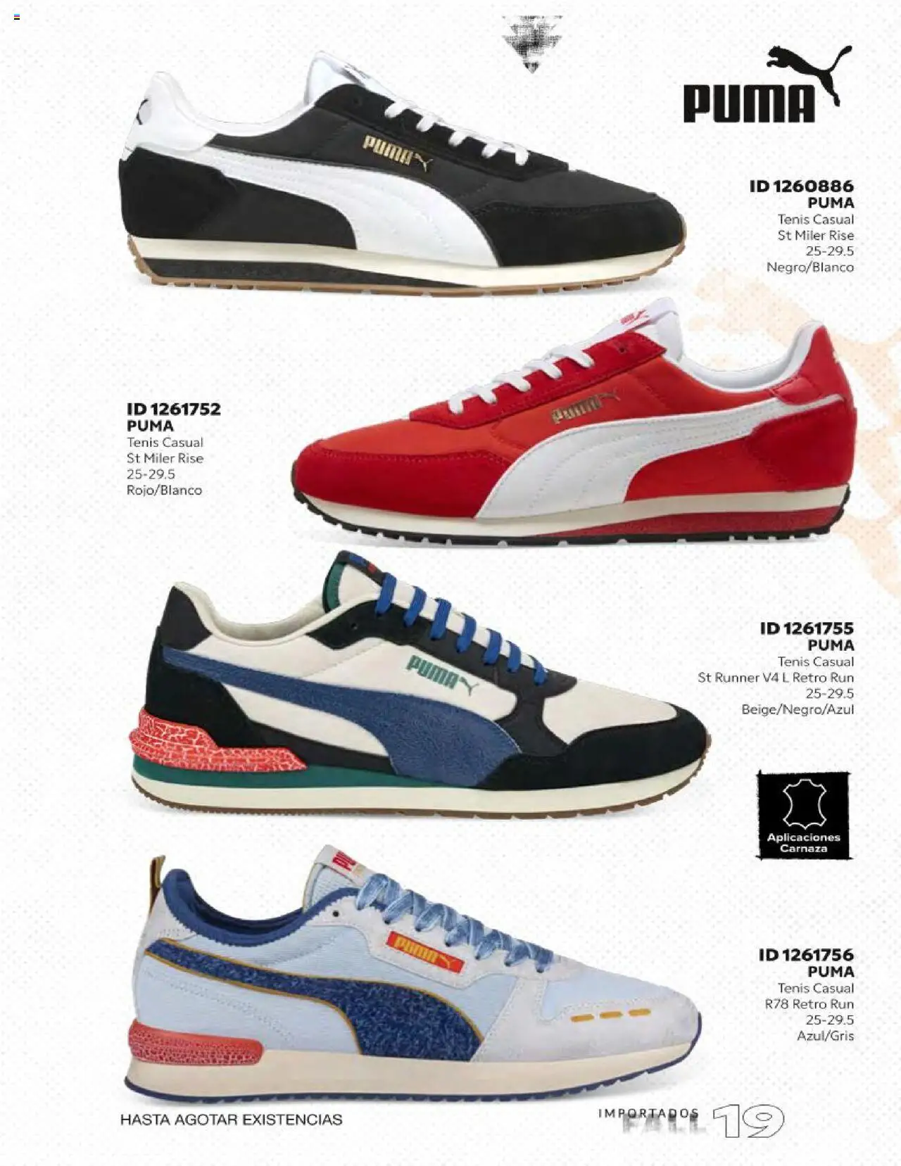 Nuevas ofertas de Price Shoes válidas en toda la República Mexicana desde el 18.10.2025. ¡Encuentra las mejores ofertas en Price Shoes catálogo Fall Importados segunda! | Página: 19 | Productos: Tenis