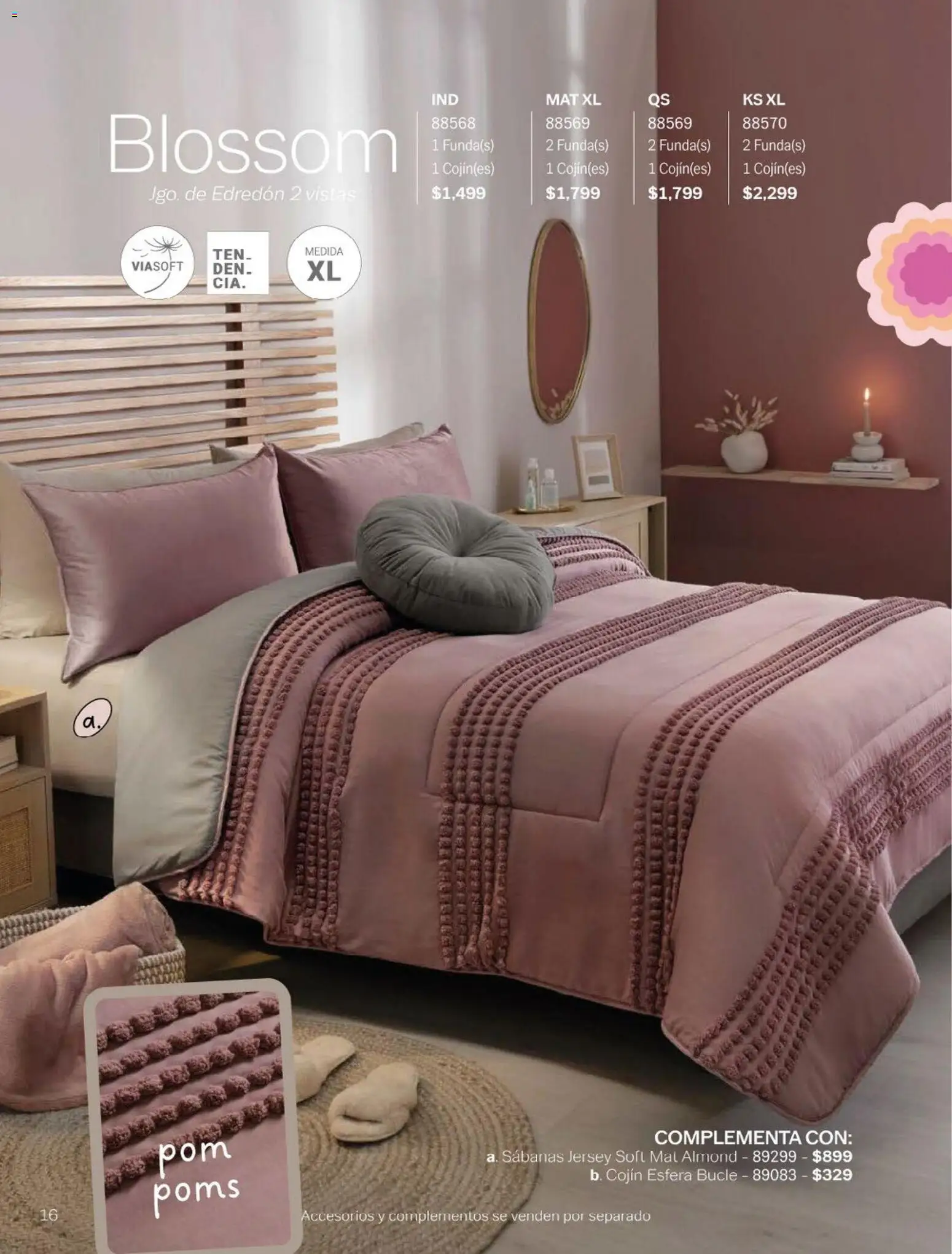 Nuevas ofertas de Vianney válidas en toda la República Mexicana desde el 23.01.2026. ¡Encuentra las mejores ofertas en Vianney catálogo Chavos! | Página: 18 | Productos: Sabanas