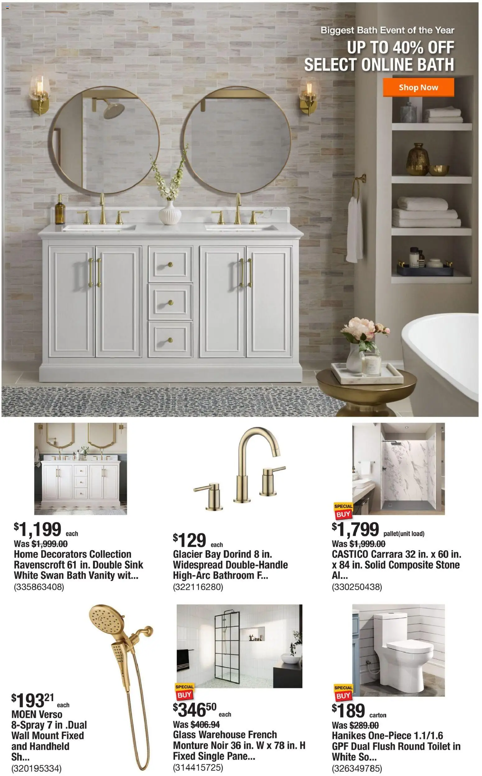 Home Depot Weekly Ad - AZ - valid from 22.01.2026 | Page: 2 | Products: Bath