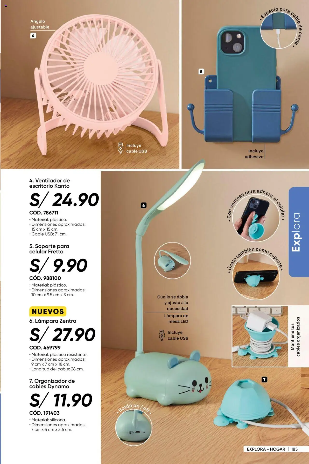 Catálogo Azzorti válido desde 18.08.2025 | Página: 189 | Productos: Mesa, Lámpara, Ventilador, Celular