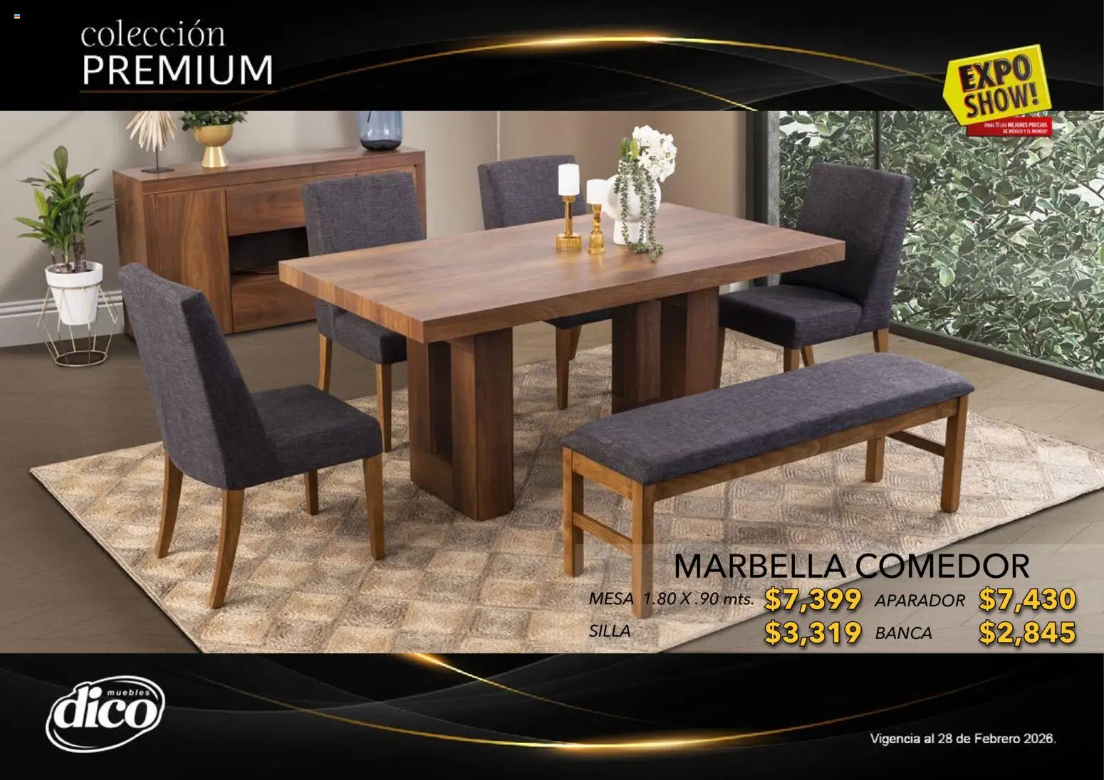 Nuevas ofertas de Muebles Dico válidas en toda la República Mexicana desde el 10.02.2026. ¡Encuentra las mejores ofertas en Muebles Dico catálogo Colección Premium! | Página: 57