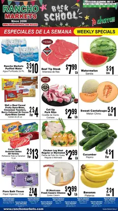 Preview of Rancho Markets weekly ads valid from 12.08.2025