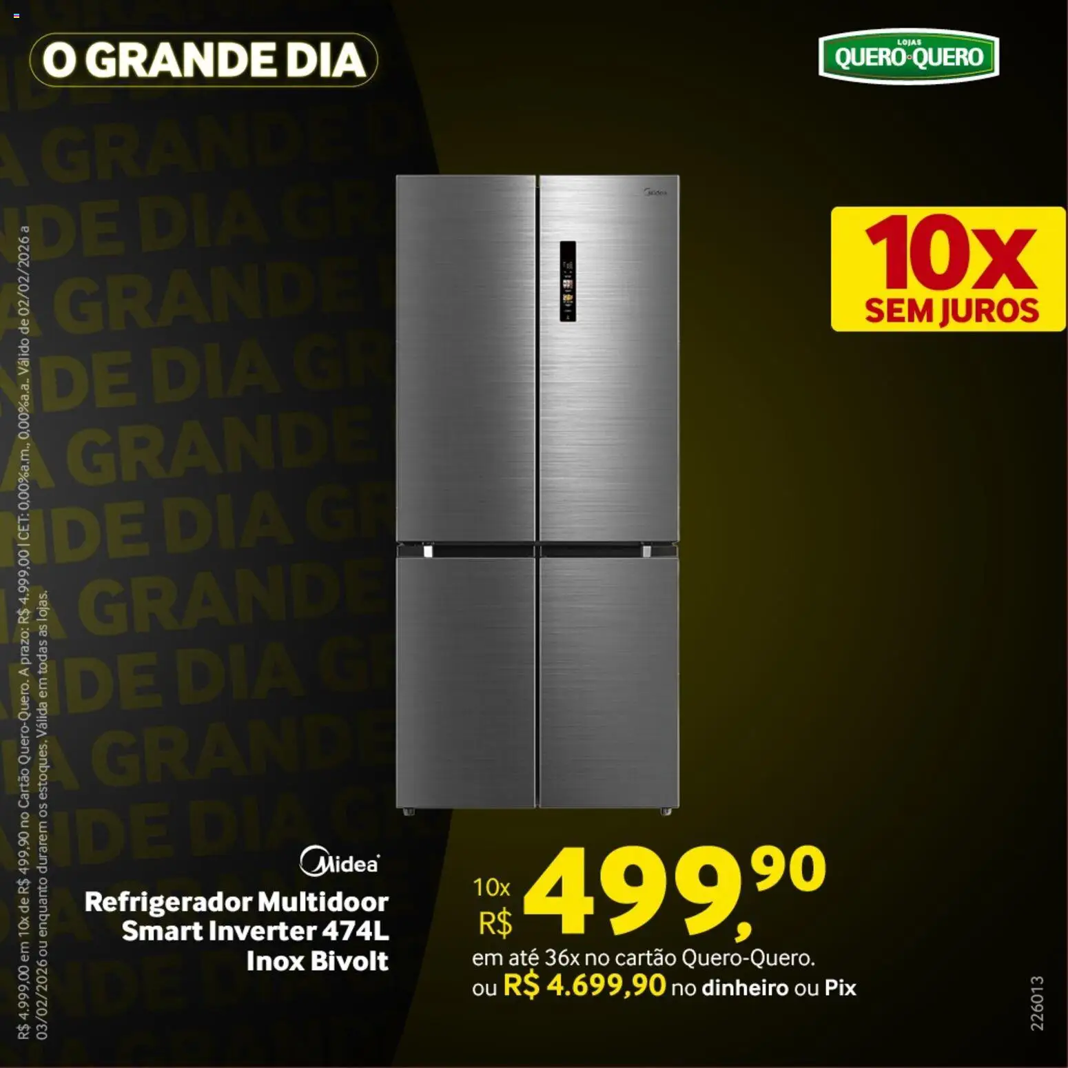 Lojas Quero-Quero Folheto - válido de 02.02.2026 | Página: 3 | Produtos: Refrigerador