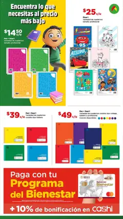 Vista previa de Bodega Aurrerá - Folleto - Ahorra mucho más este regreso a clases, nuevo folleto de la tienda, válido en México a partir del 14.08.2025