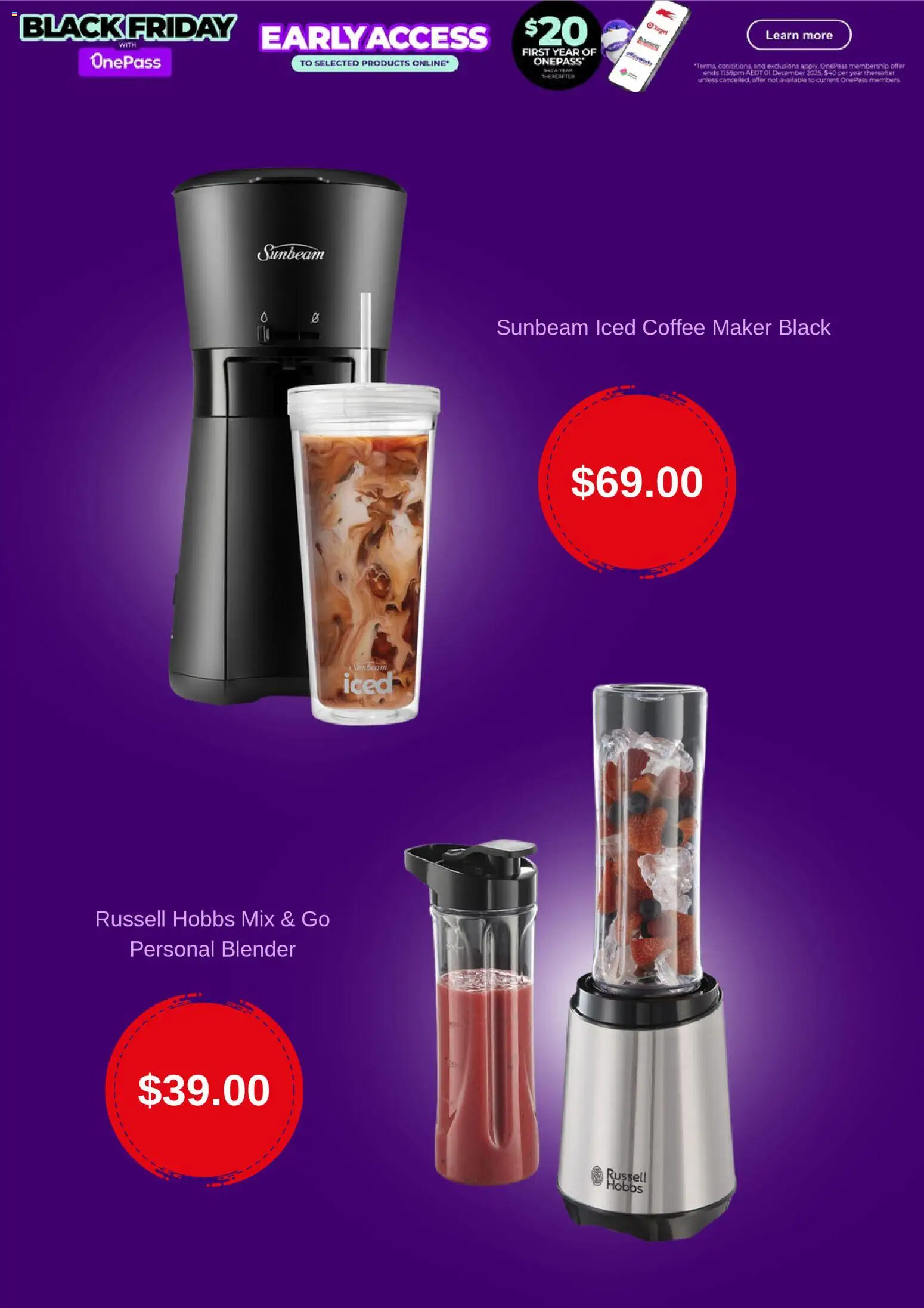 Officeworks catalogue - valid from 14.11.2025 | Page: 3 | Products: Coffee, Blender, Coffee maker