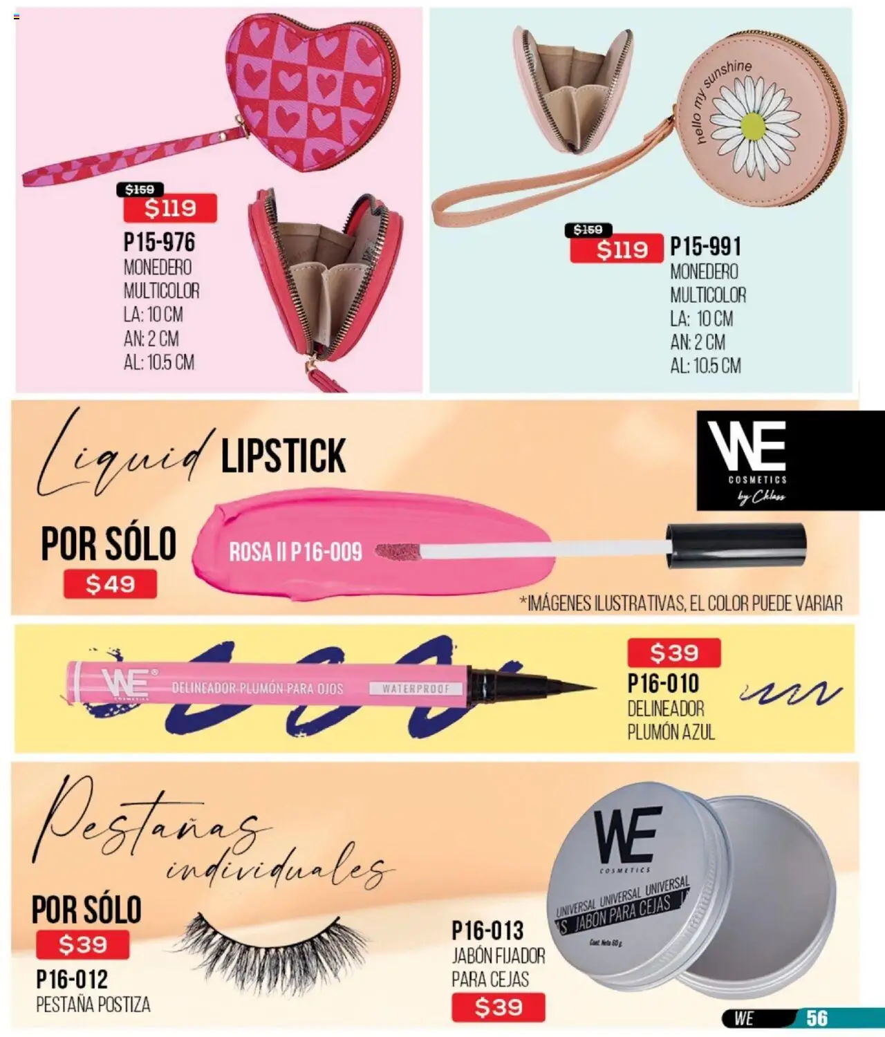 Nuevas ofertas de Cklass válidas en toda la República Mexicana desde el 22.09.2025. ¡Encuentra las mejores ofertas en Cklass - Catálogo Liquidación Calzado! | Página: 240 | Productos: Monedero, Fijador, Delineador, Jabón