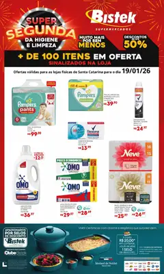 Bistek Supermercados - Ofertas Super Segunda - Pré-Visualização do folheto da loja Bistek Supermercados, válido de 19.01.2026