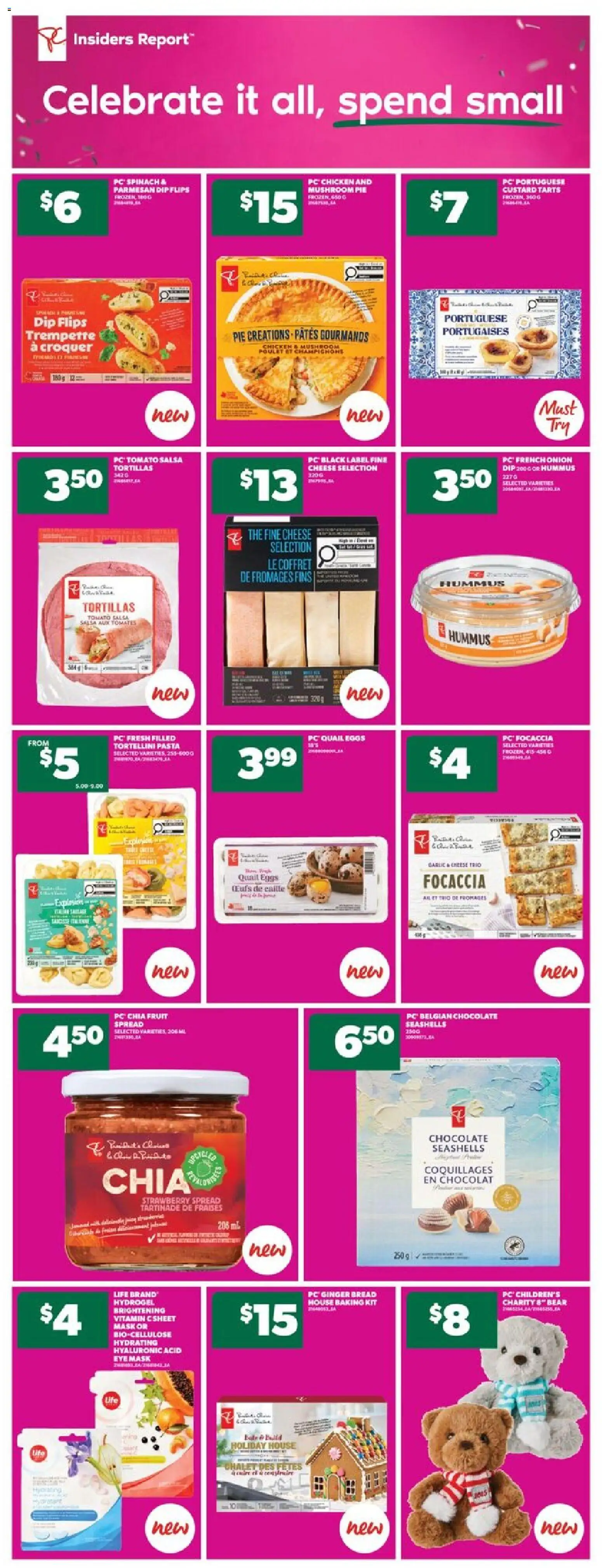 Real Canadian Superstore flyer valid from 11.12.2025 | Page: 12 | Products: Cheese, Eggs, Chocolate, Chicken