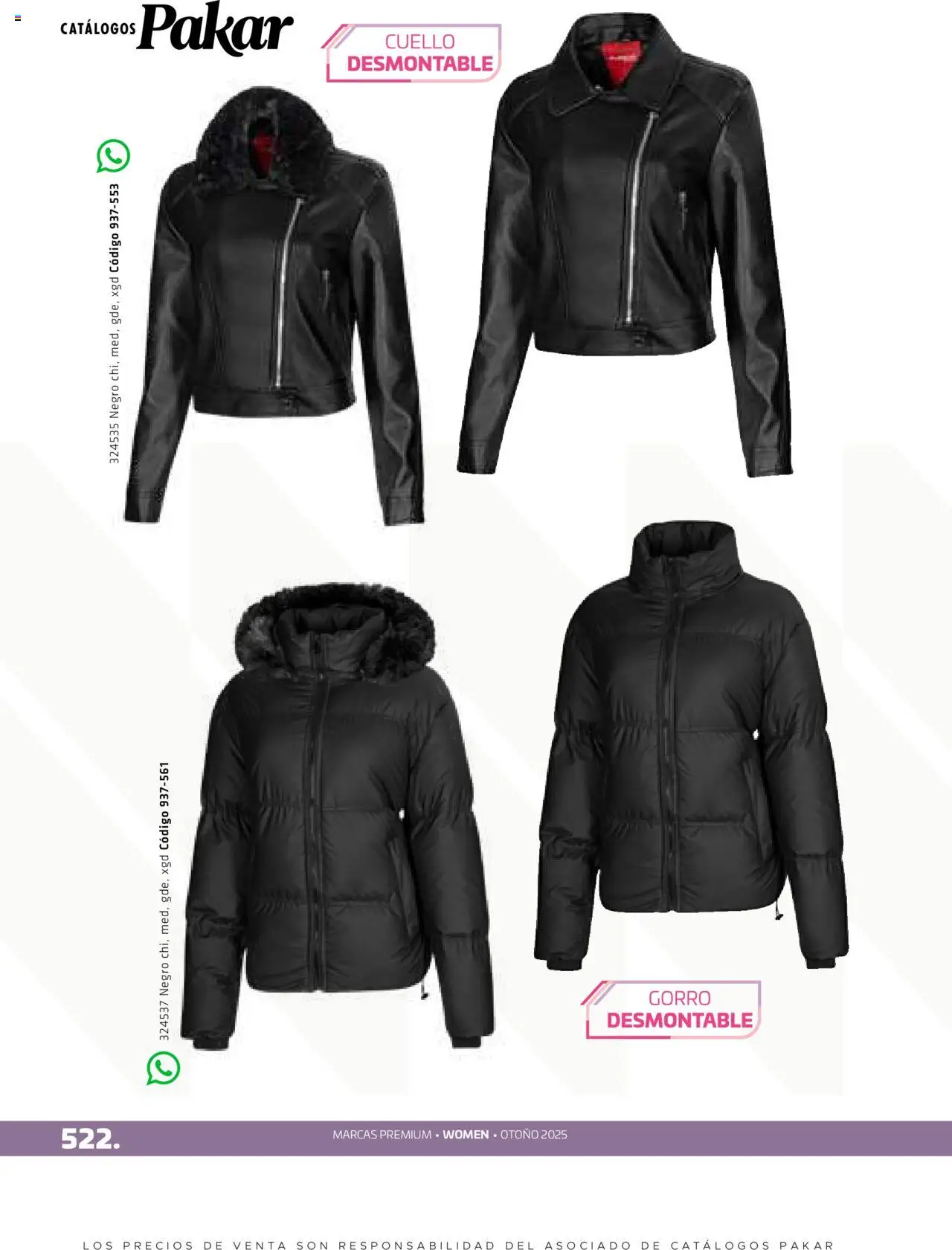 Nuevas ofertas de SC Pakar válidas en toda la República Mexicana desde el 29.08.2025. ¡Encuentra las mejores ofertas en SC Pakar - Catálogo Otoño Women! | Página: 522