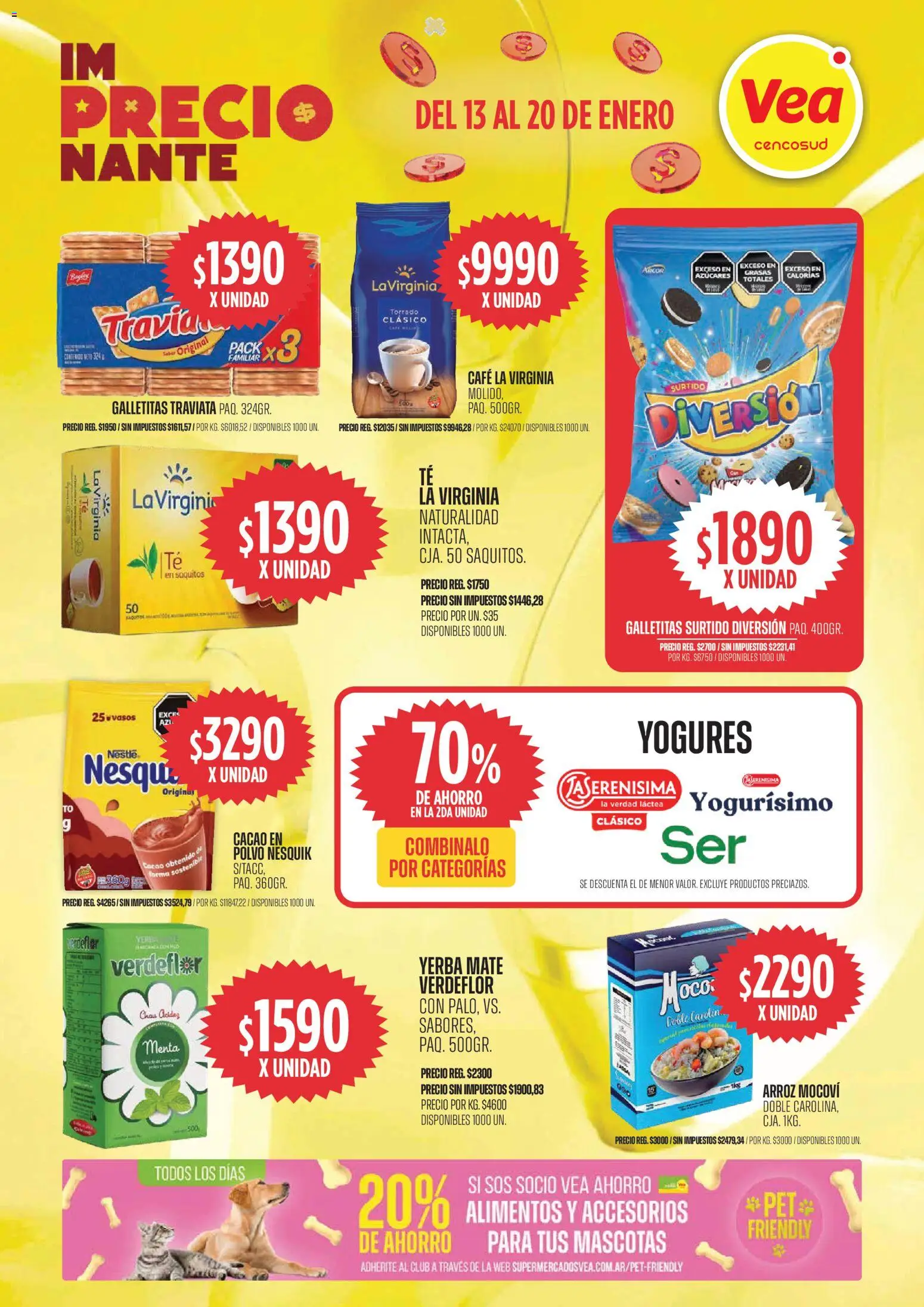 Vea ofertas │ válido desde el 13.01.2026 | Página: 3 | Productos: Yerba, Polvo, Arroz, Cacao