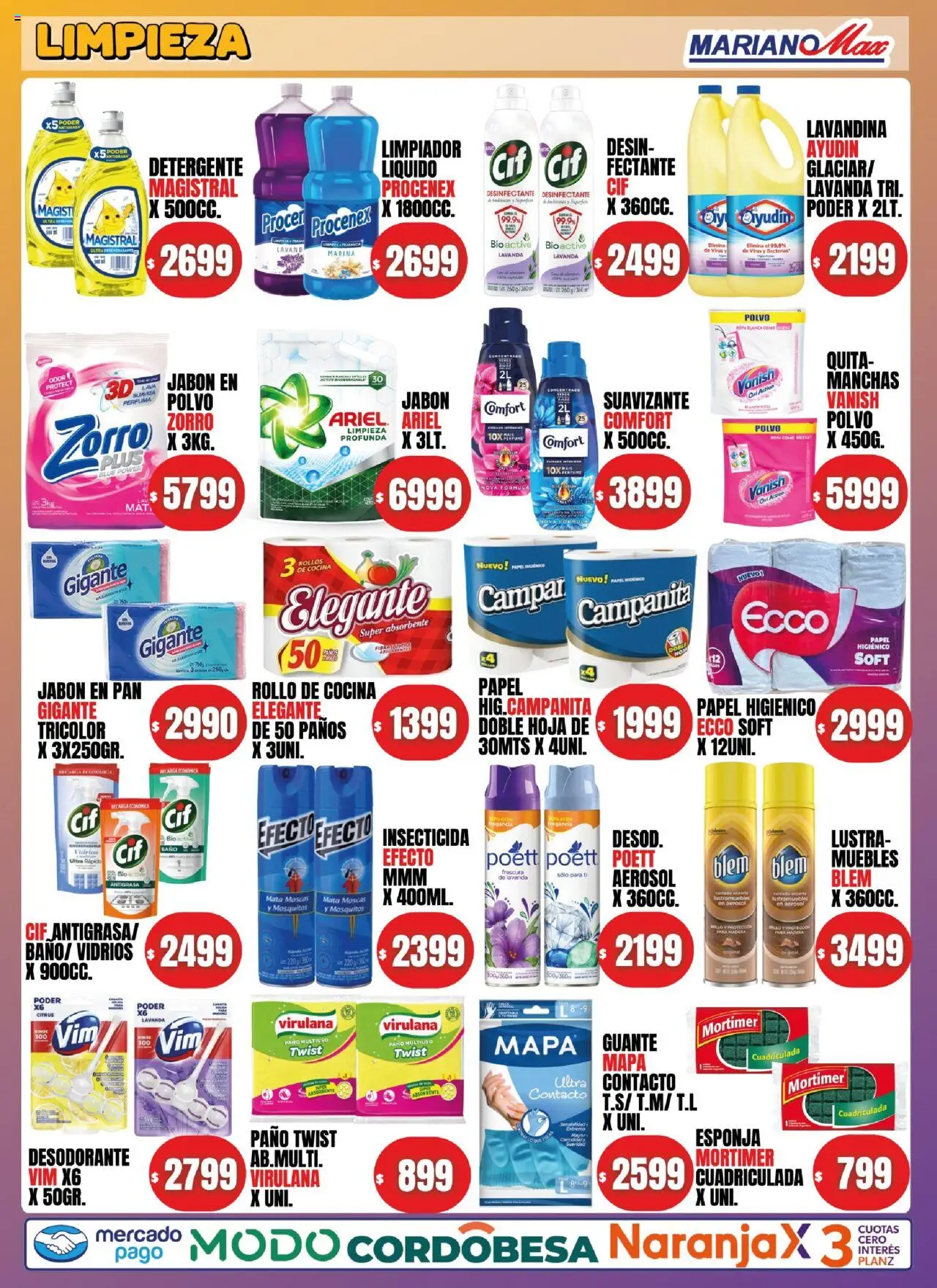 Mariano Max - Catálogo │ válido desde el 17.09.2025 | Página: 7 | Productos: Antigrasa, Cocina, Desodorante, Esponja