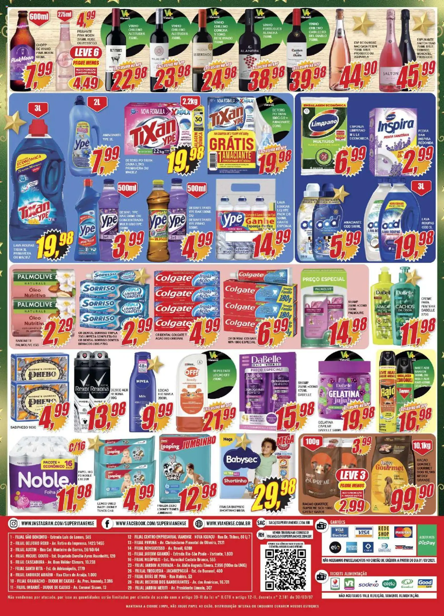 Vianense Folheto - válido de 05.12.2025 | Página: 4 | Produtos: Pêssego, Esponja, Lenço, Sabonete