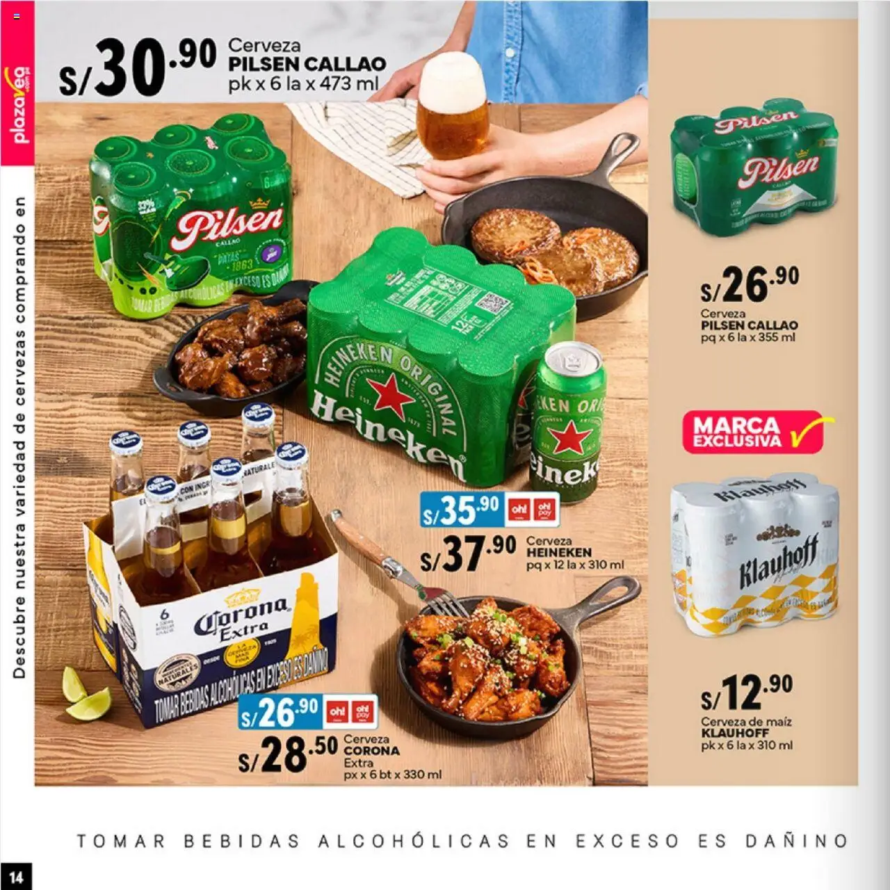 Catálogo Plaza Vea válido desde 13.06.2025 | Página: 14 | Productos: Cerveza