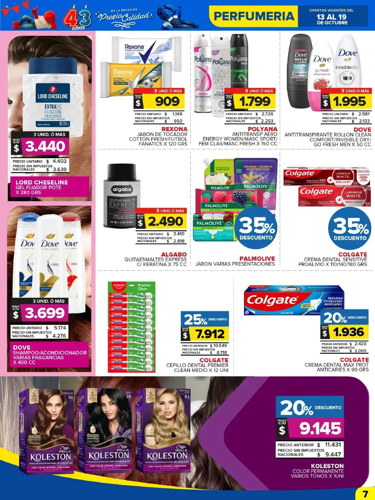 Carrefour Maxi catálogo - Chubut │ válido desde el 13.10.2025 | Página: 7 | Productos: Fijador, Jabón, Antitranspirante, Crema