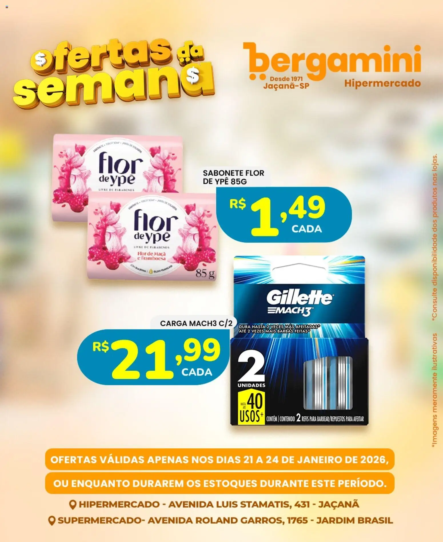 Supermercado Bergamini Folheto - válido de 21.01.2026 | Página: 13 | Produtos: Sabonete