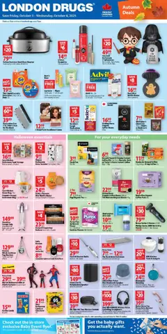 Preview of London Drugs weekly flyer / circulaire from shop London Drugs valid from 03.10.2025
