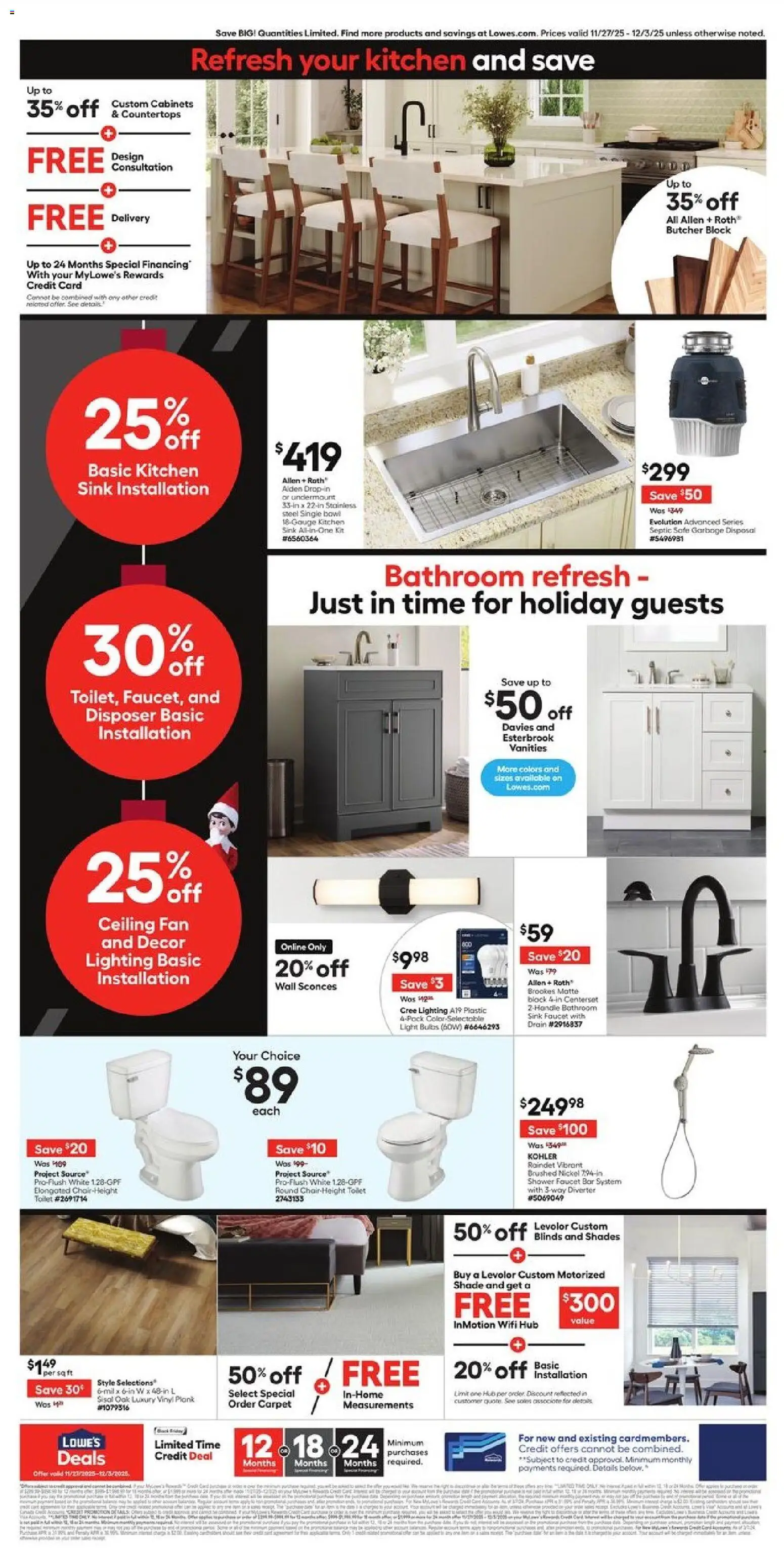 Lowe's Black Friday - valid from 27.11.2025 | Page: 7 | Products: Shower, Carpet, Hub, Fan